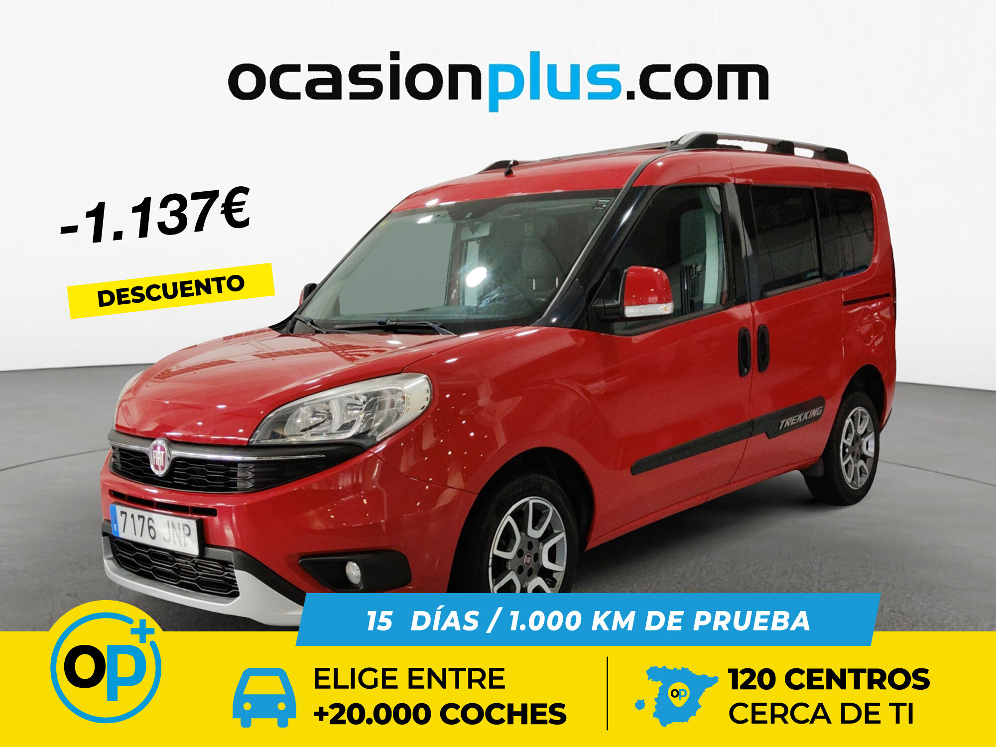 FIAT Dobló (Panorama 1.6 Multijet Trekking 70 kW (95 CV)) en Palmas, Las