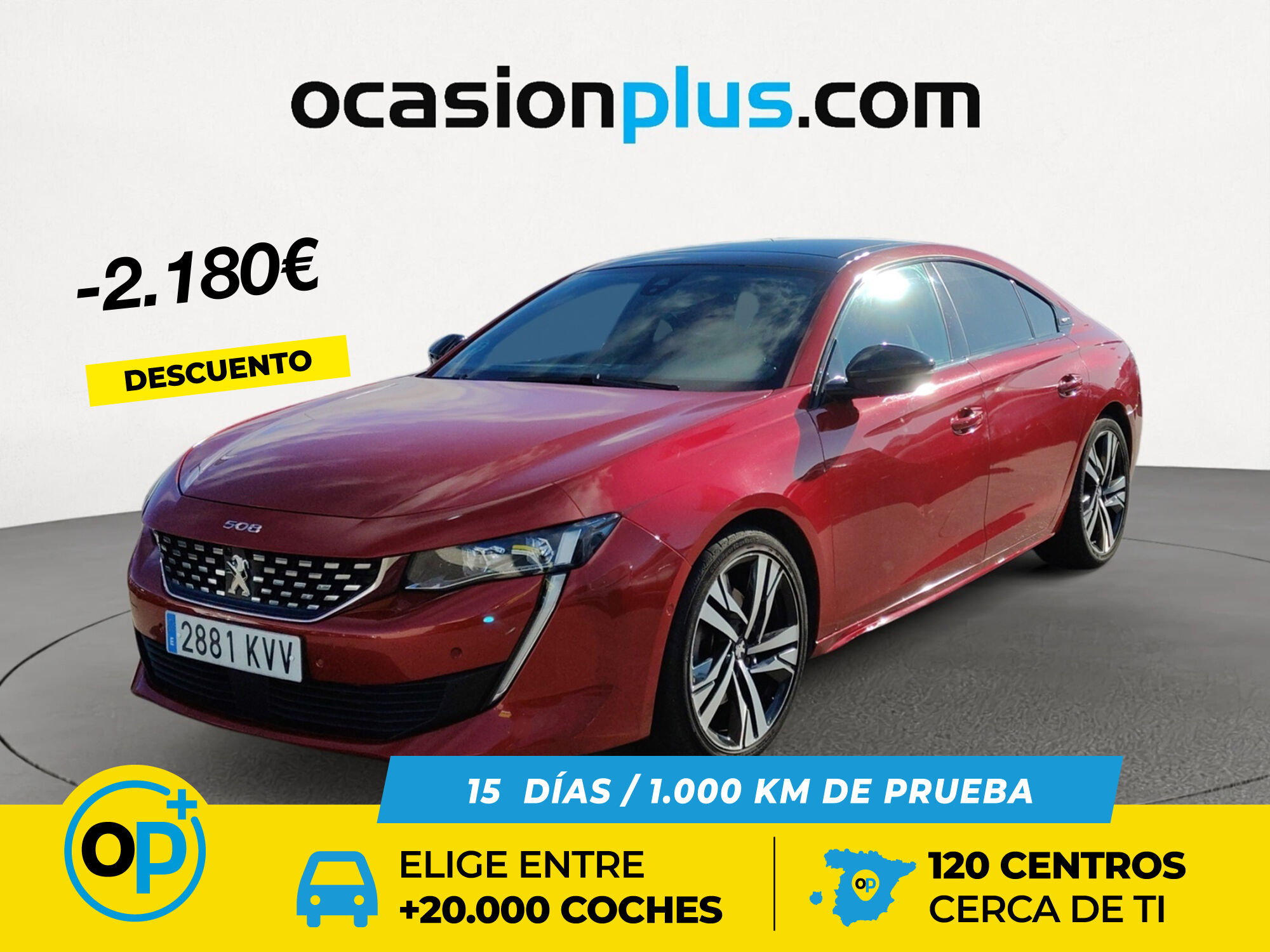 PEUGEOT 508 (PureTech 225 S&S GT EAT8 165 kW (225 CV)) en Madrid