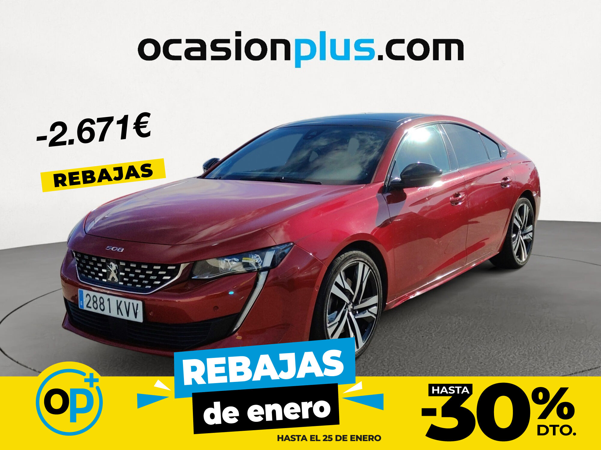 PEUGEOT 508 (PureTech 225 S&S GT EAT8 165 kW (225 CV)) en Madrid