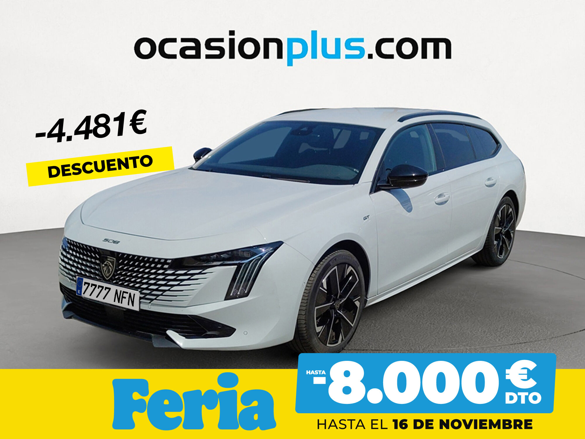 PEUGEOT 508 (BlueHDi 130 S&S GT EAT8 96 kW (130 CV)) en Madrid