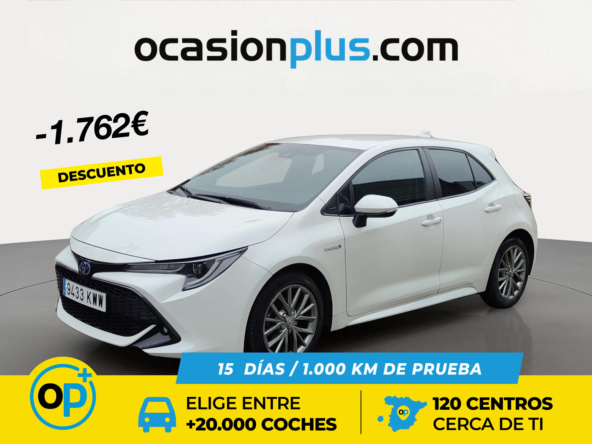 TOYOTA Corolla (1.8 125 Híbrido Feel! E-CVT 90 kW (122 CV)) en Madrid