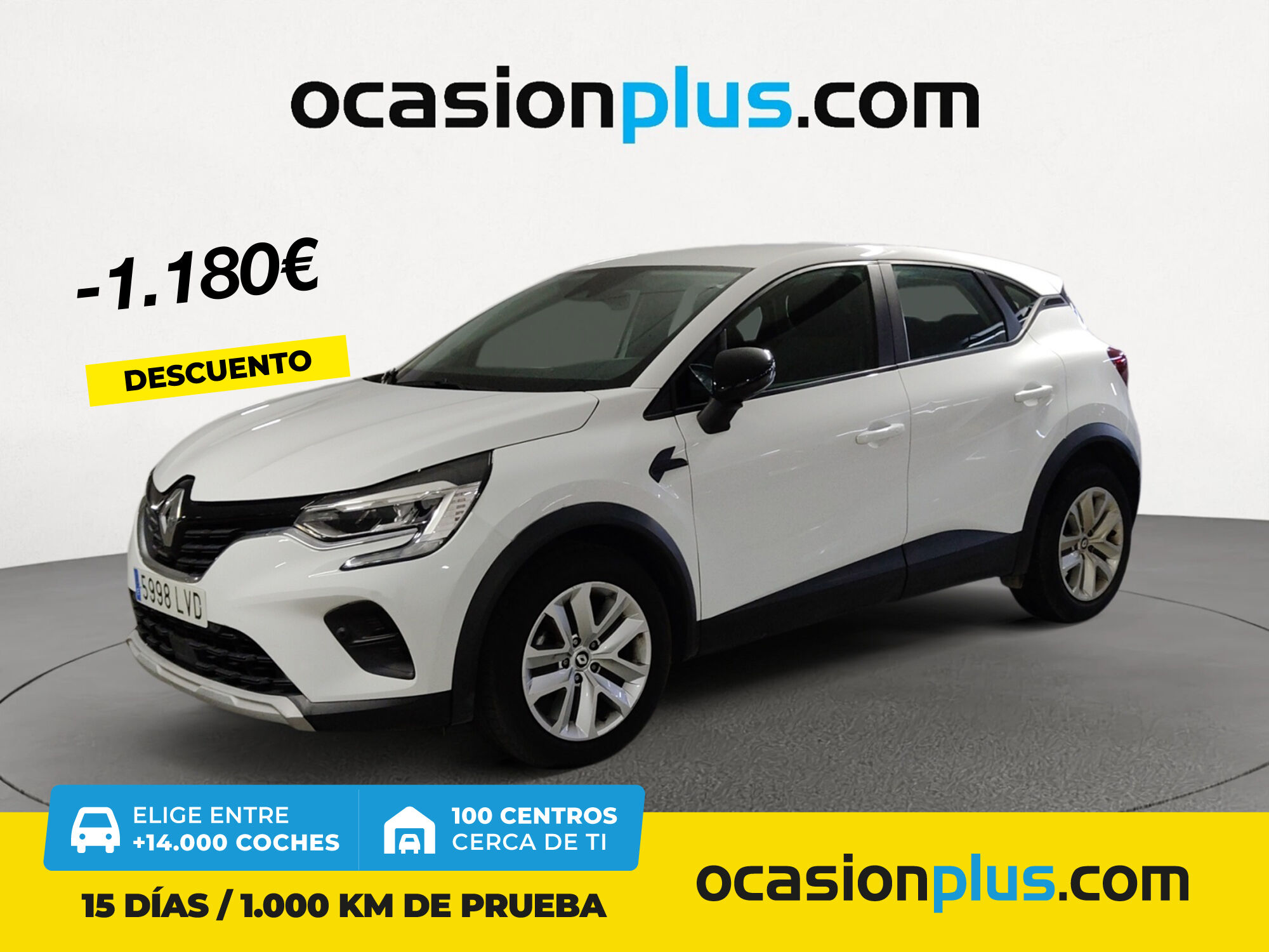 RENAULT Captur (Intens TCe GLP 74 kW (100 CV)) en Madrid