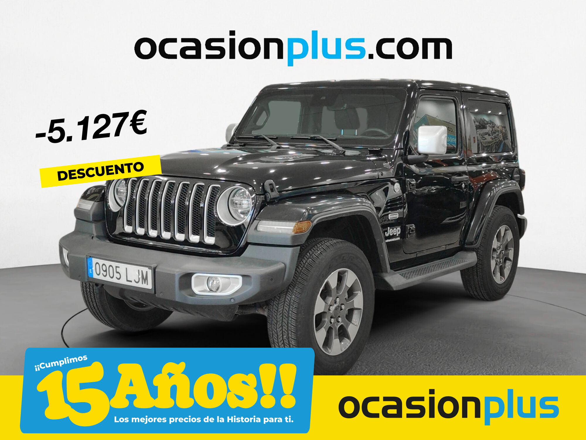 JEEP Wrangler (2.0T GME Sahara 8ATX 199 kW (270 CV)) en Madrid