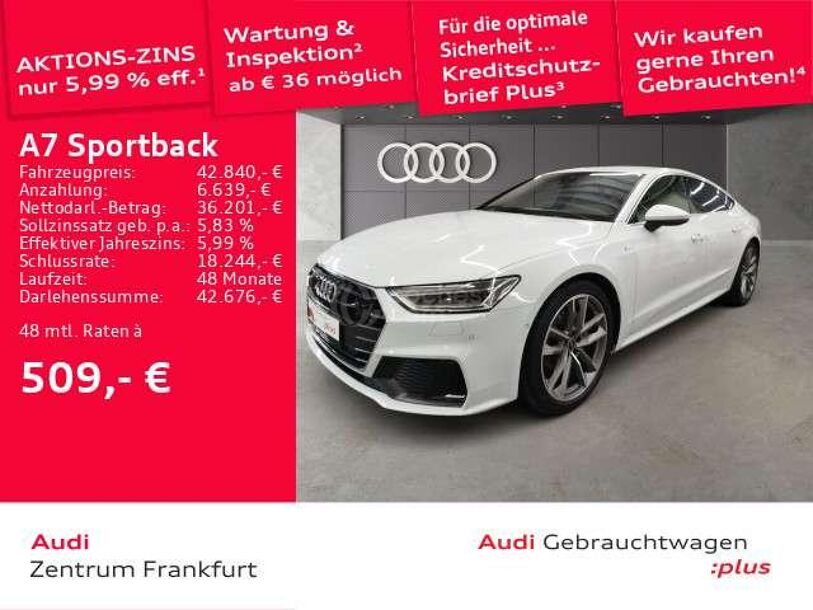 Foto del AUDI A7 Sportback 40 TFSI Black line S tronic