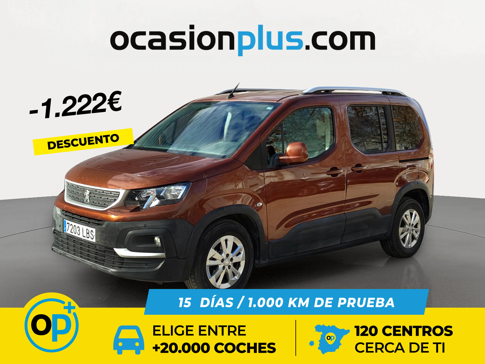 PEUGEOT Rifter (BlueHDi 100 Active Standard Nav+ 73 kW (100 CV)) en Madrid