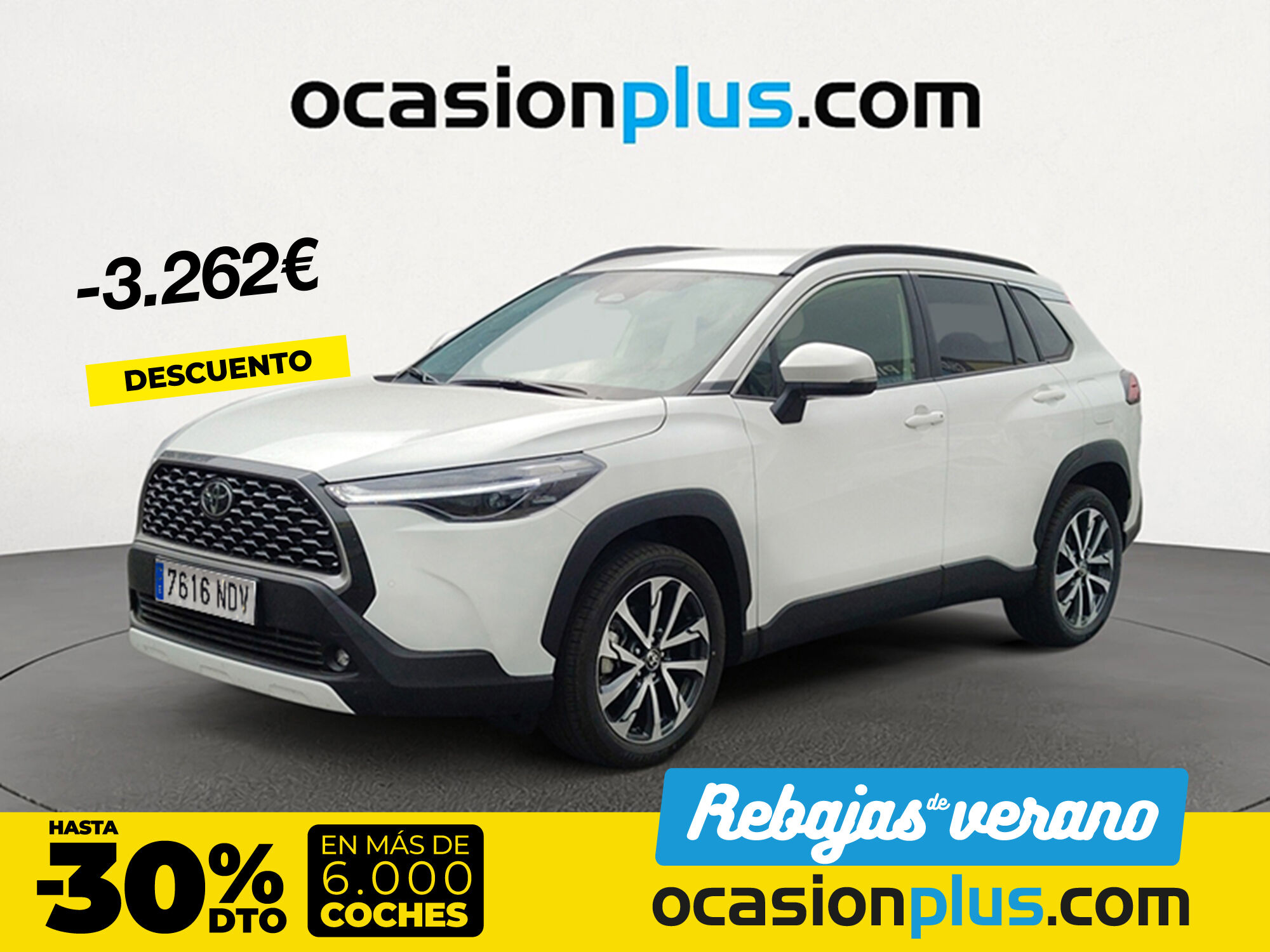 TOYOTA Corolla Cross (1.8 Híbrido Style Auto 103 kW (140 CV)) en Madrid