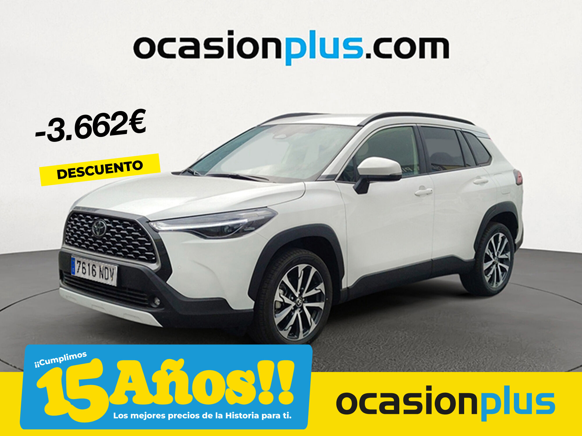 TOYOTA Corolla Cross (1.8 Híbrido Style Auto 103 kW (140 CV)) en Madrid