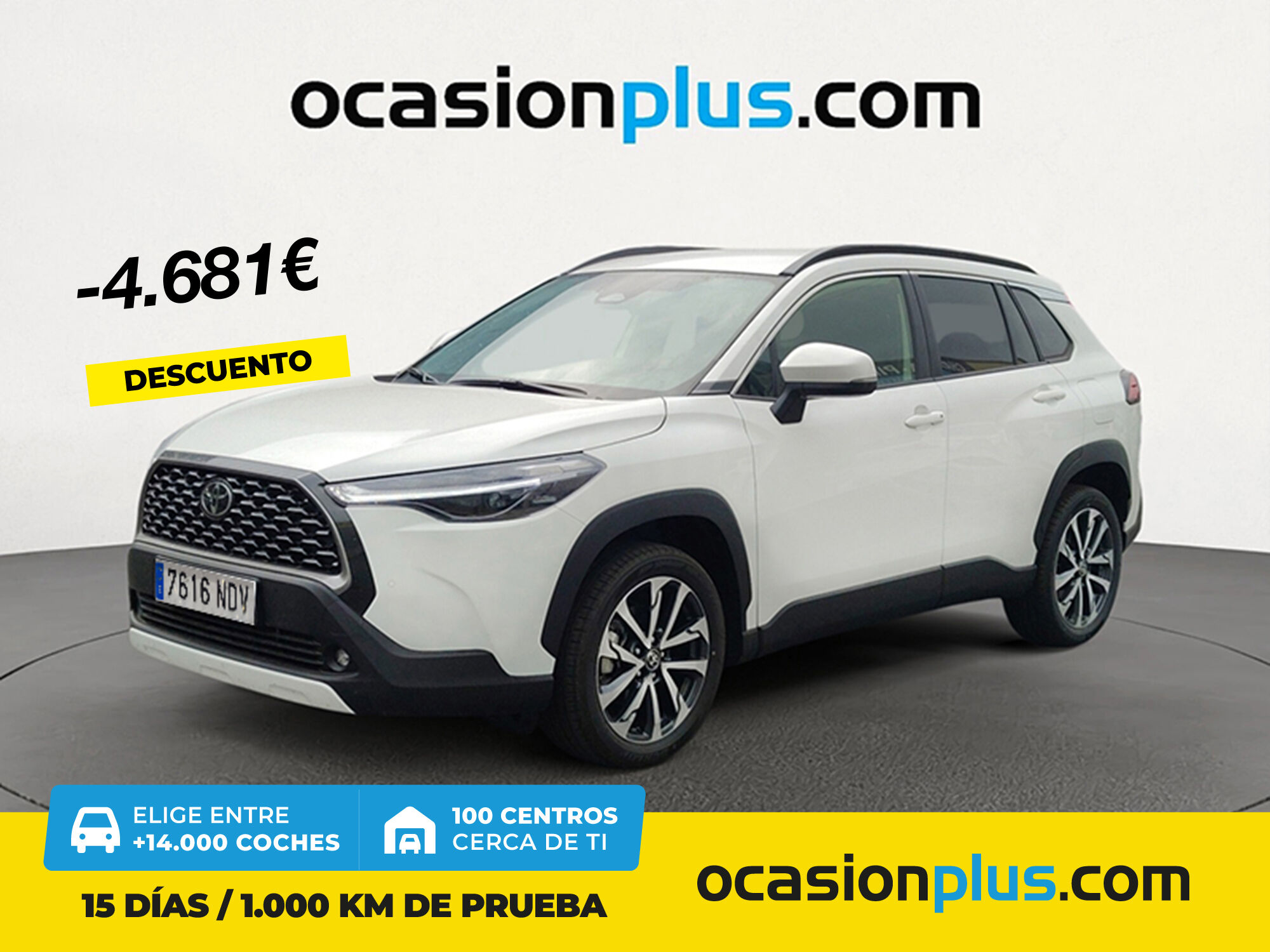 TOYOTA Corolla Cross (1.8 Híbrido Style Auto 103 kW (140 CV)) en Madrid