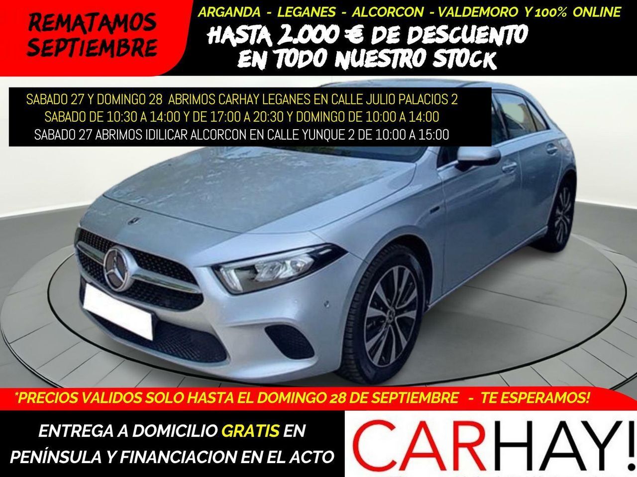 MERCEDES Clase A (250 E PHEV AUT) en Madrid