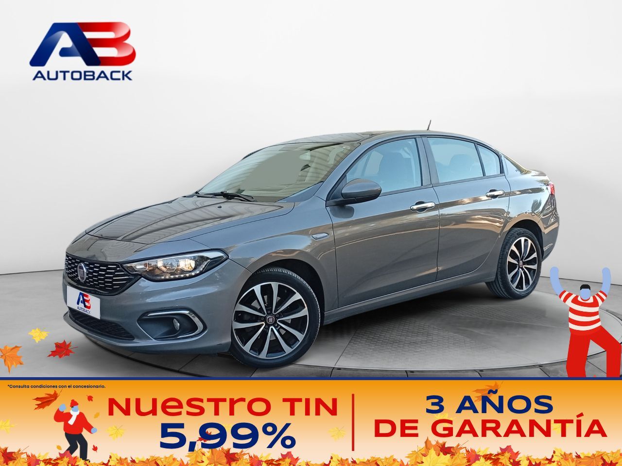 FIAT Tipo (5P 1.4 Fire 70kW (95CV) Lounge) en Madrid