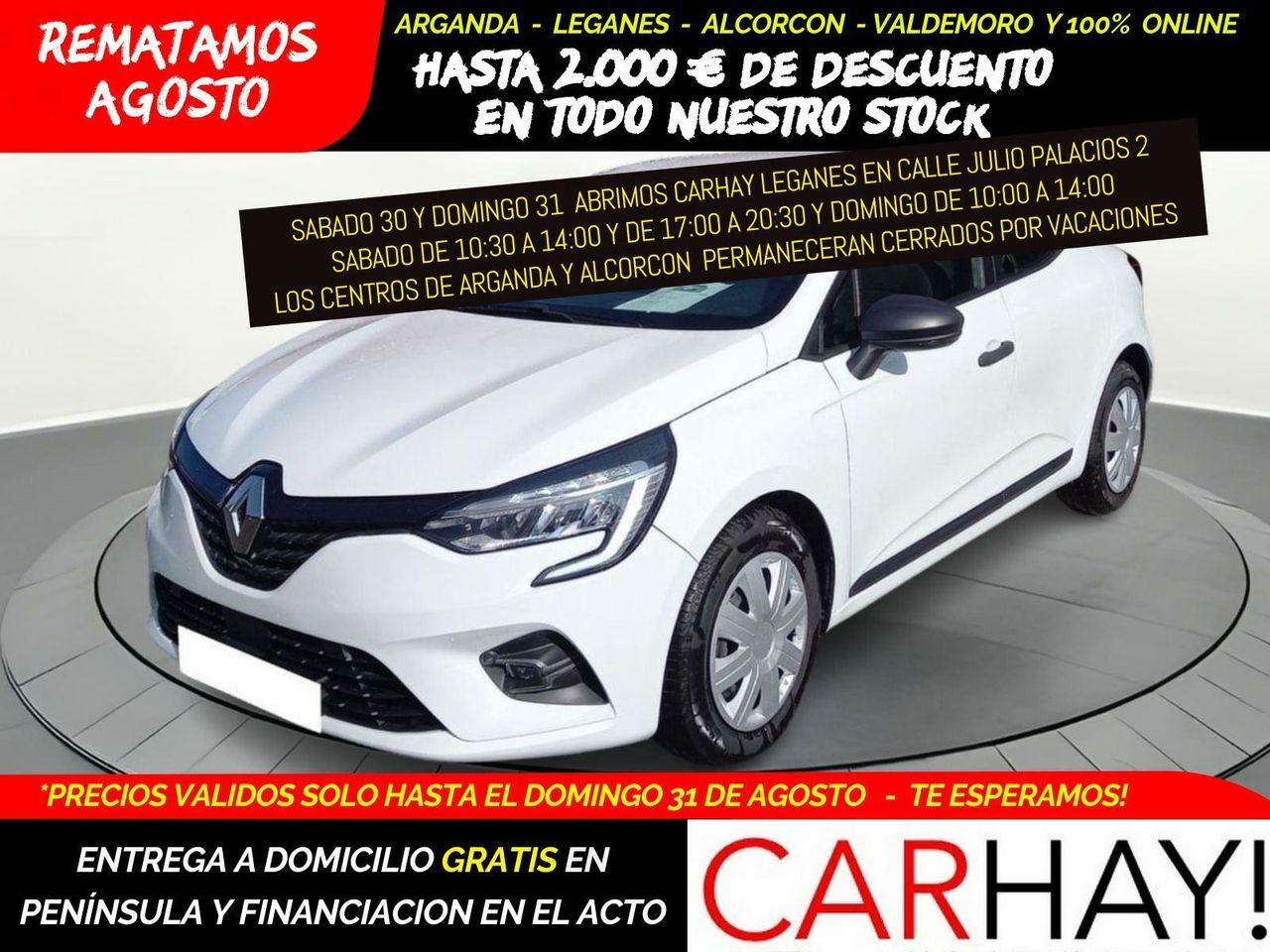 RENAULT Clio (BUSINESS BLUE DCI 63 KW (85CV)) en Madrid