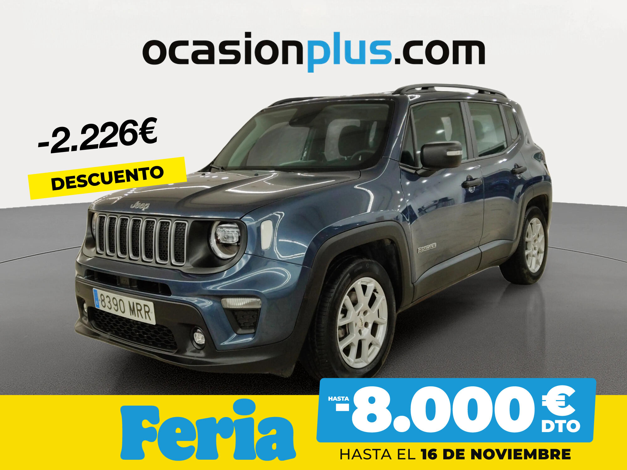 JEEP Renegade (eHybrid 1.5 Altitude DCT 96 kW (130 CV)) en Madrid