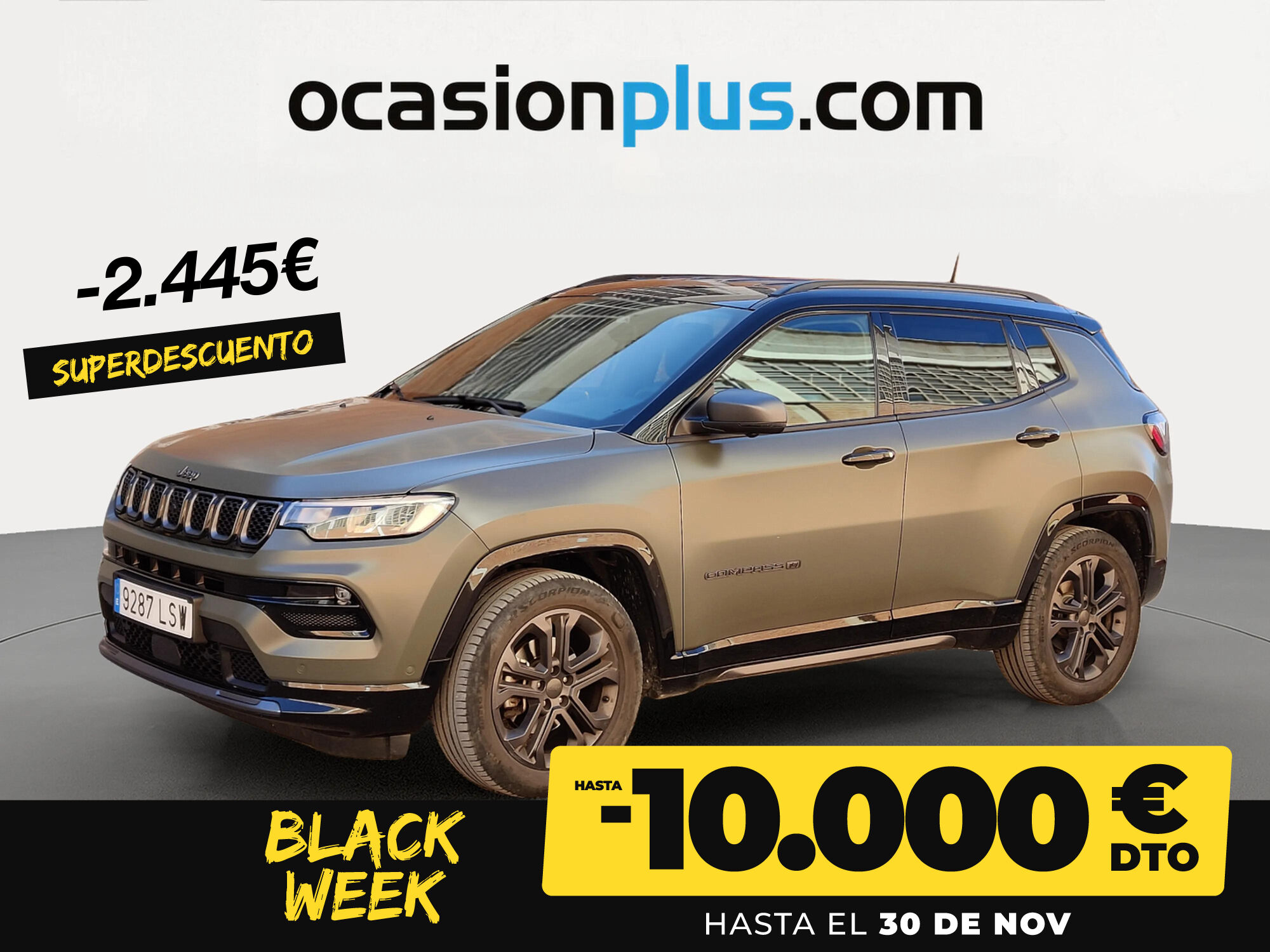 JEEP Compass (1.3 Gse T4 80th Aniversario FWD 110 kW (150 CV)) en Madrid