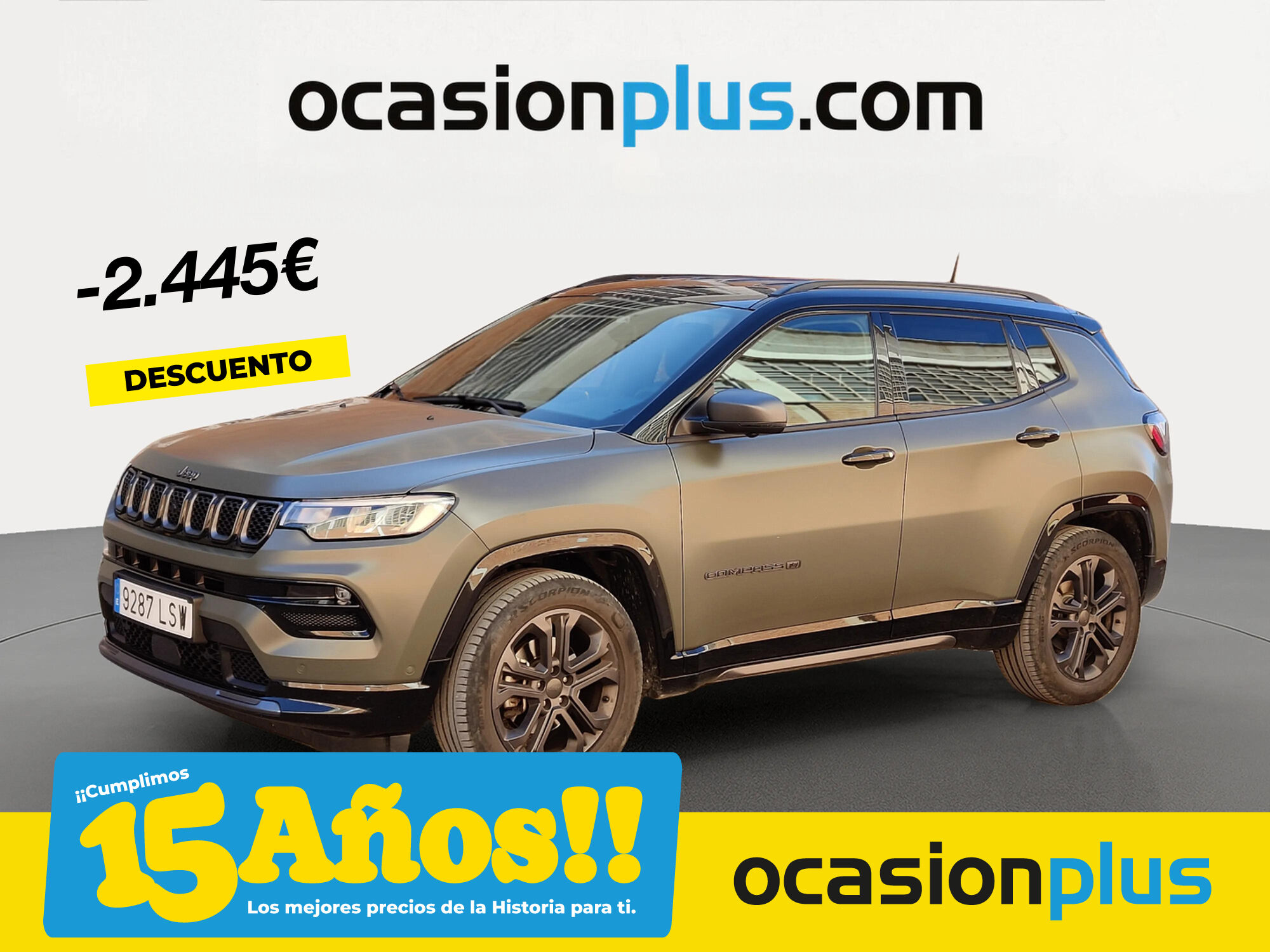 JEEP Compass (1.3 Gse T4 80th Aniversario FWD 110 kW (150 CV)) en Madrid