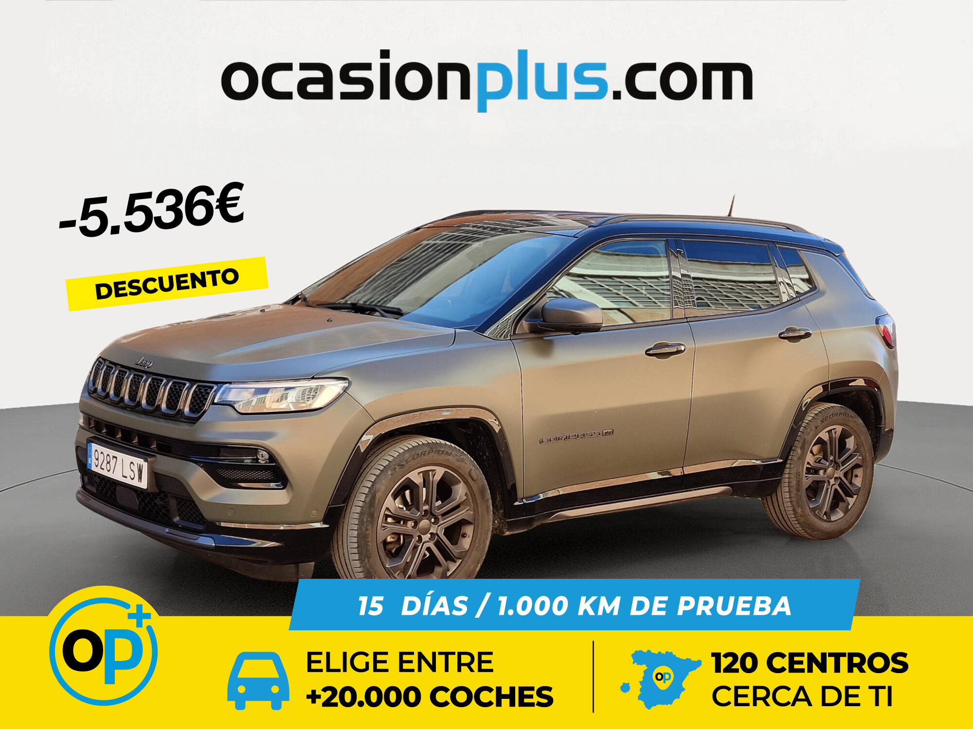 JEEP Compass (1.3 Gse T4 80th Aniversario FWD 110 kW (150 CV)) en Madrid