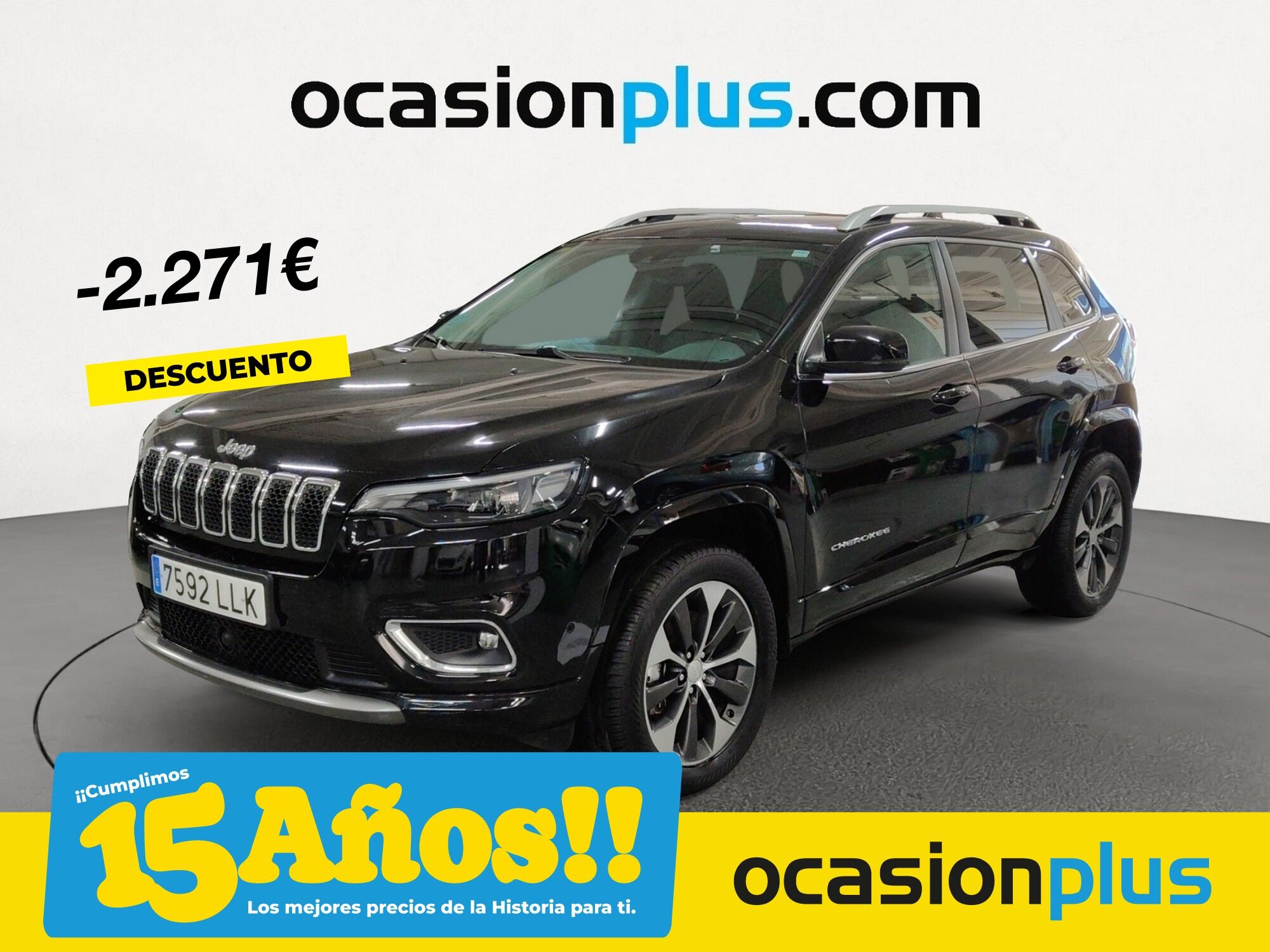 JEEP Cherokee (2.2 CRD Overland AWD 9AT 143 kW (195 CV)) en Madrid