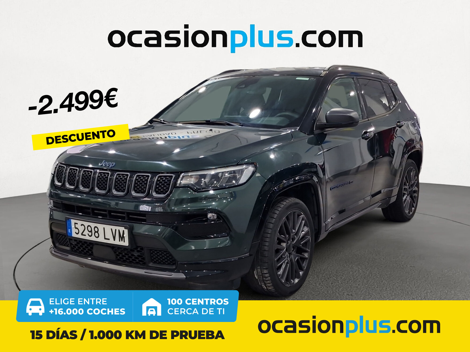 JEEP Compass (1.3 PHEV 80th Aniversario AWD AT 140 kW (190 CV)) en Madrid