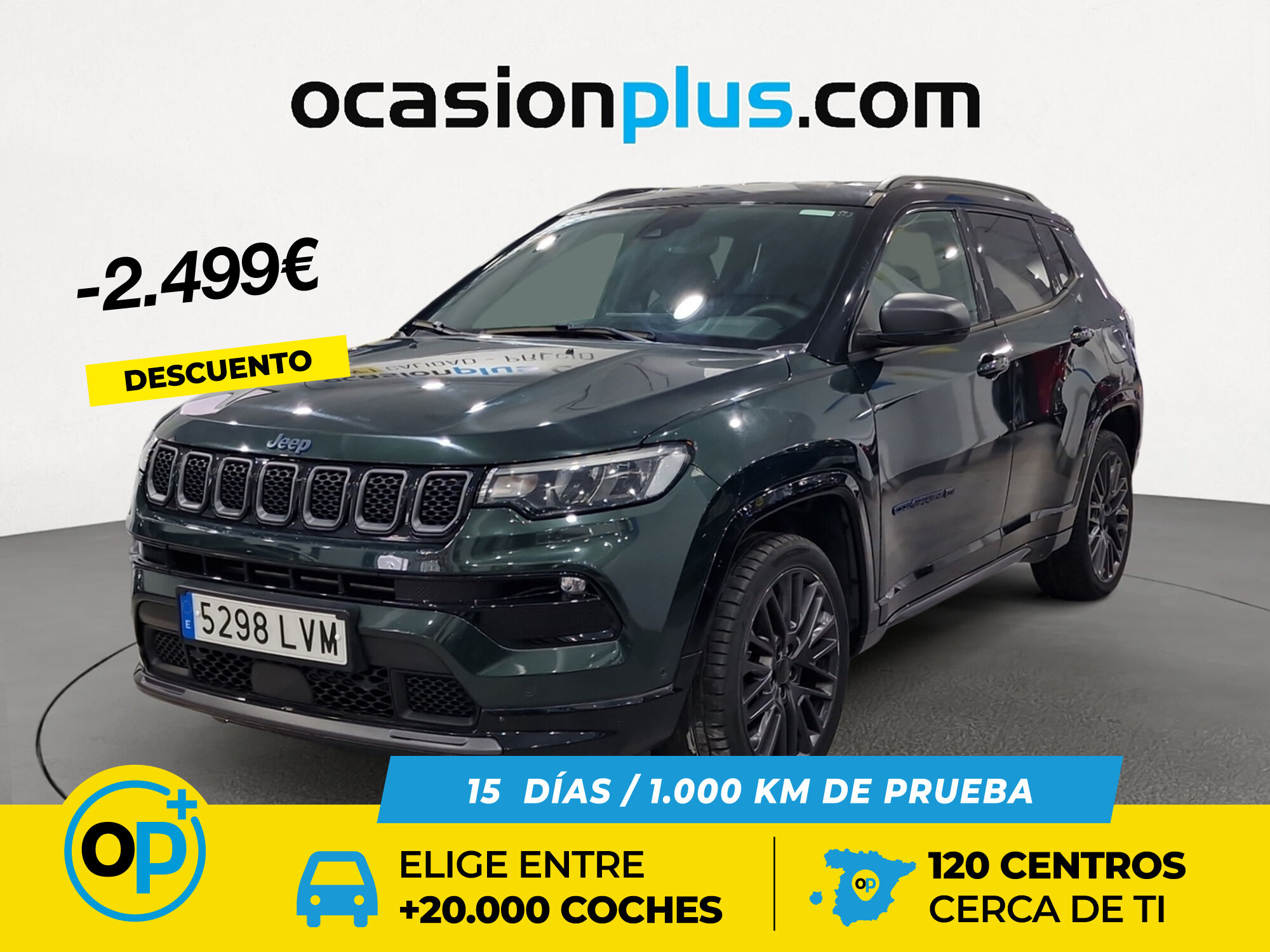 JEEP Compass (1.3 PHEV 80th Aniversario AWD AT 140 kW (190 CV)) en Madrid