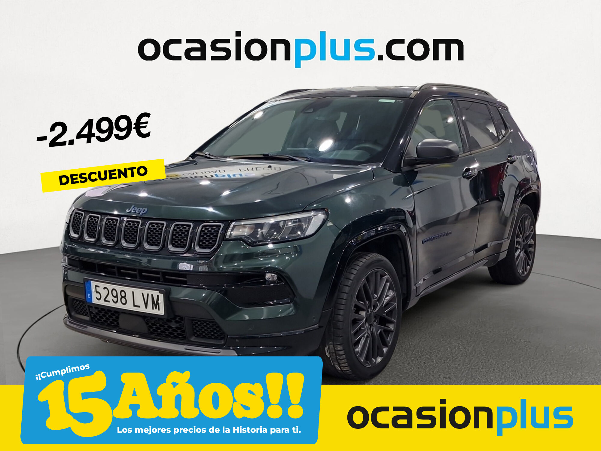 JEEP Compass (1.3 PHEV 80th Aniversario AWD AT 140 kW (190 CV)) en Madrid