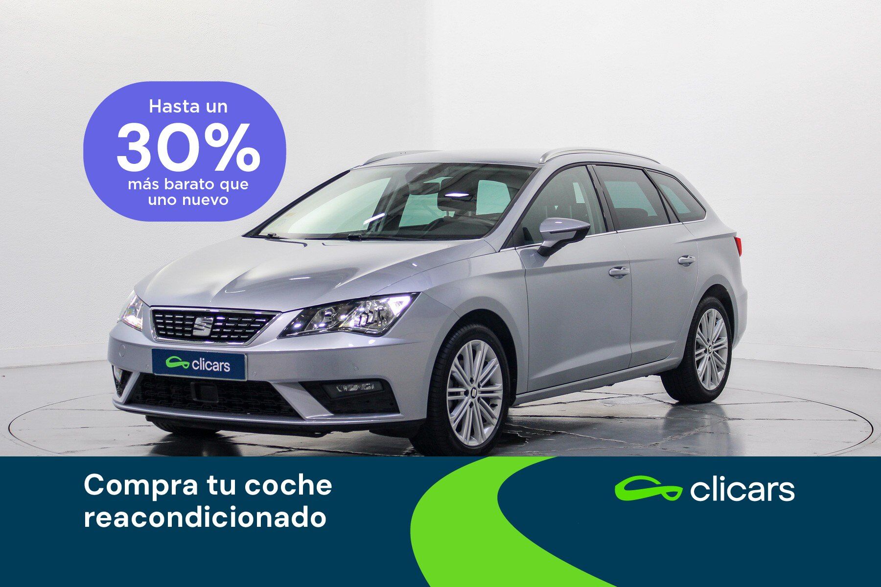 SEAT León (León ST 1.5 TGI GNC S&S Xcellence 130) en Madrid