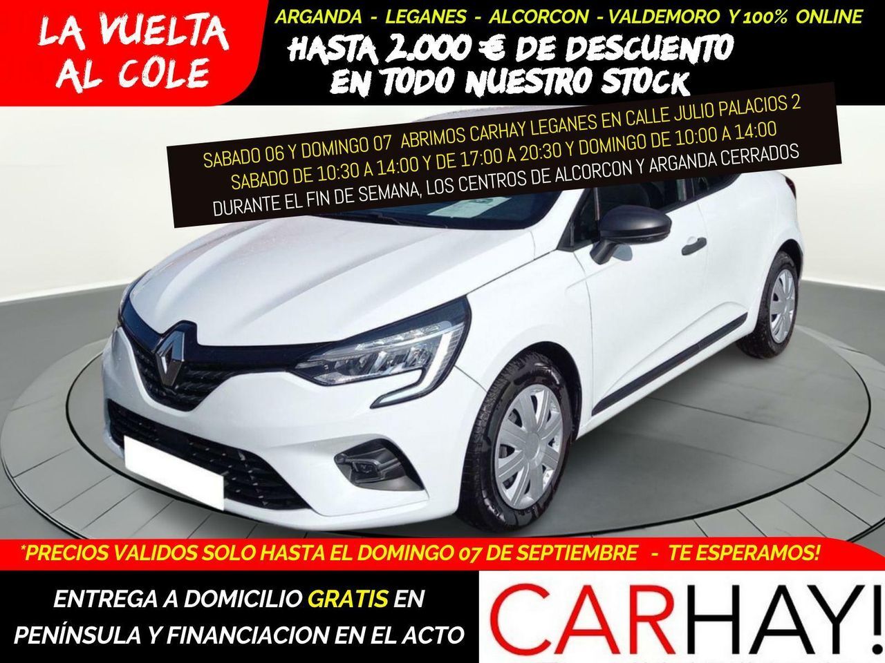 RENAULT Clio (BUSINESS BLUE DCI 63 KW (85CV)) en Madrid