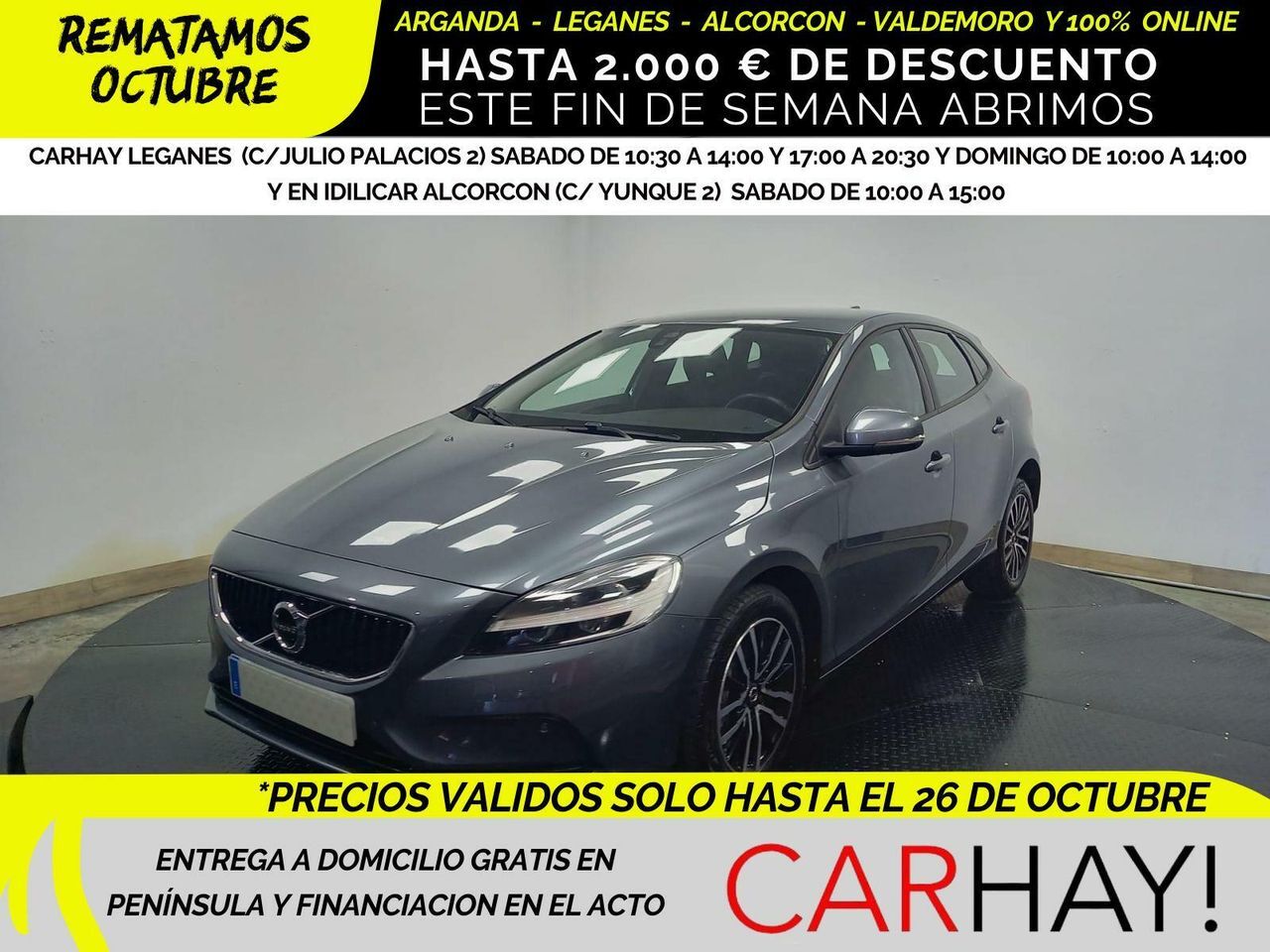 VOLVO V40 (2.0 D2 MOMENTUM GEARTRONIC AUT) en Madrid