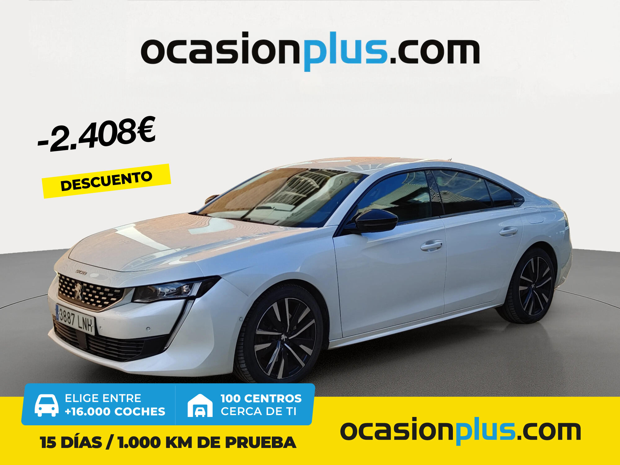 PEUGEOT 508 (Hybrid 225 GT e-EAT8 165 kW (225 CV)) en Madrid