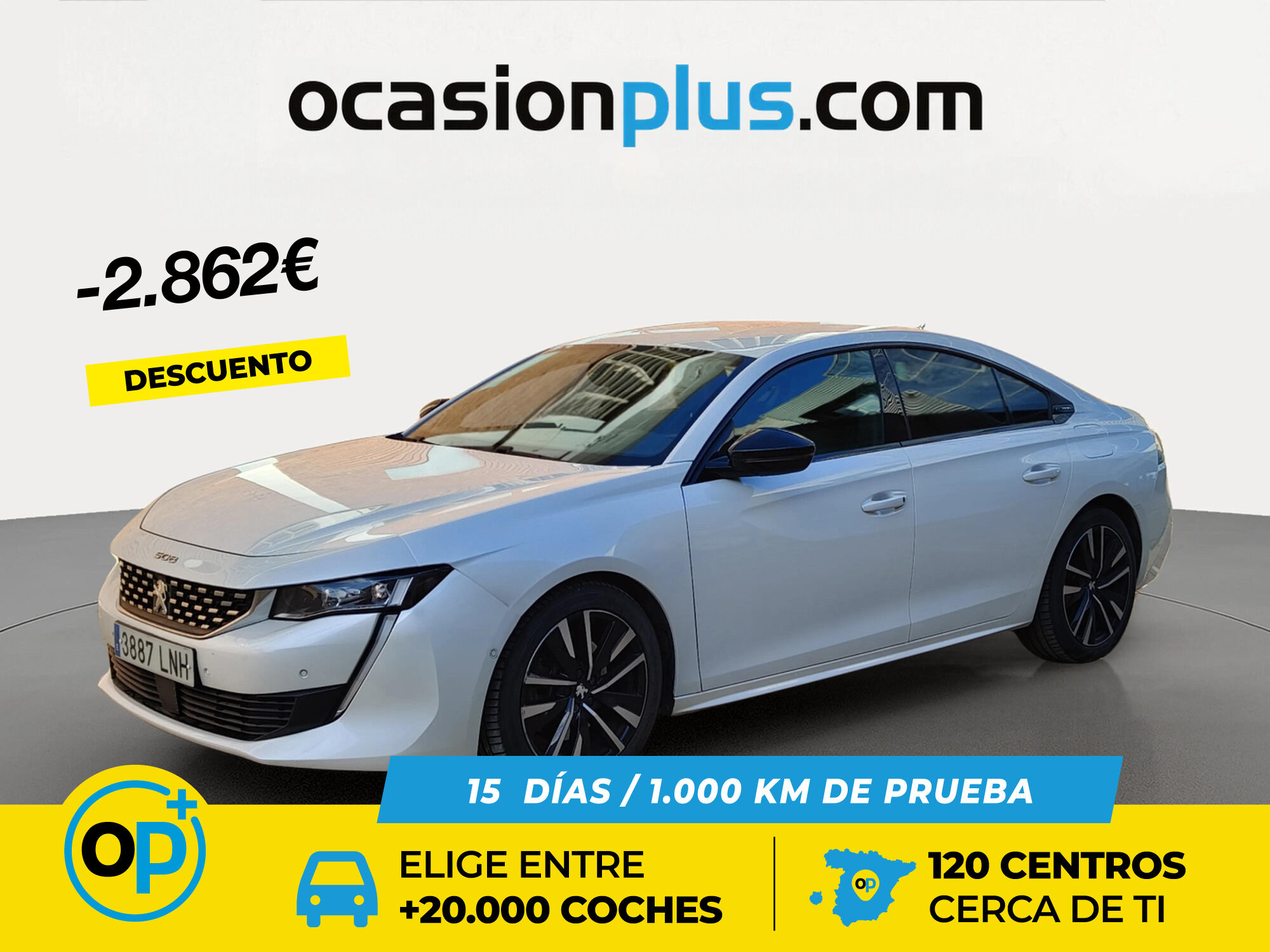 PEUGEOT 508 (Hybrid 225 GT e-EAT8 165 kW (225 CV)) en Madrid