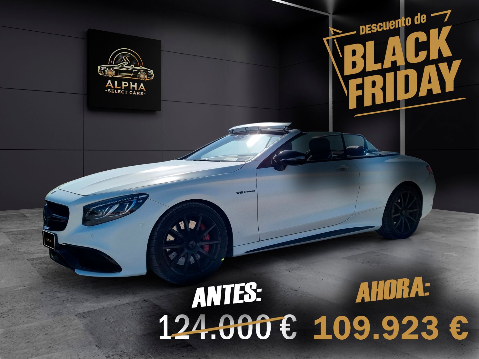 MERCEDES Clase S (S Cabrio 63 AMG 4Matic Aut.) en Madrid
