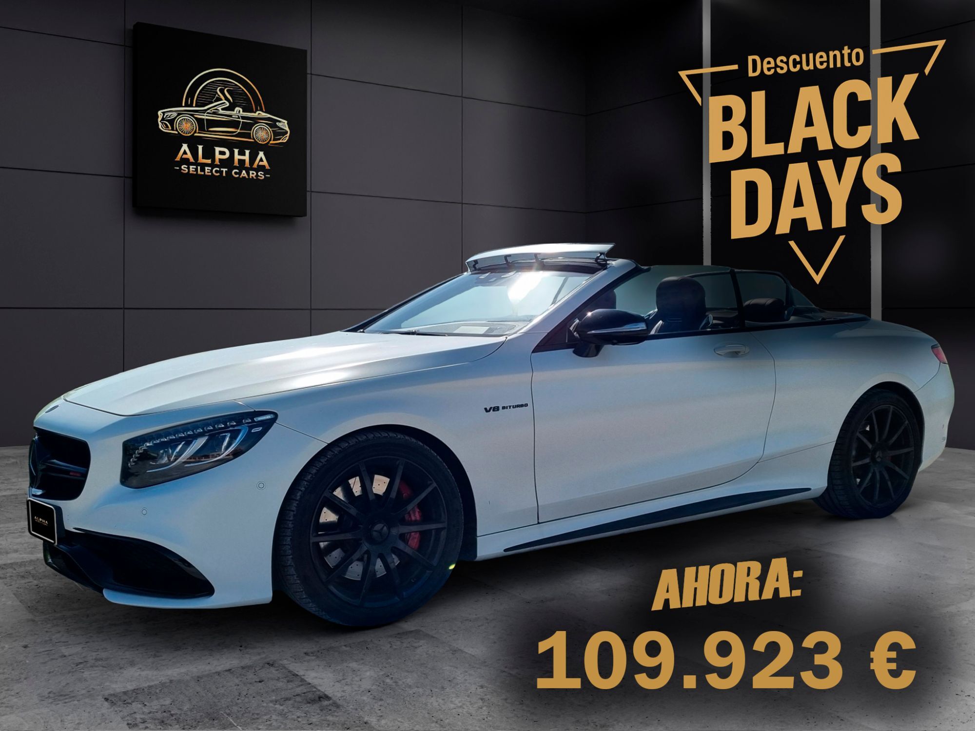 MERCEDES Clase S (S Cabrio 63 AMG 4Matic Aut.) en Madrid