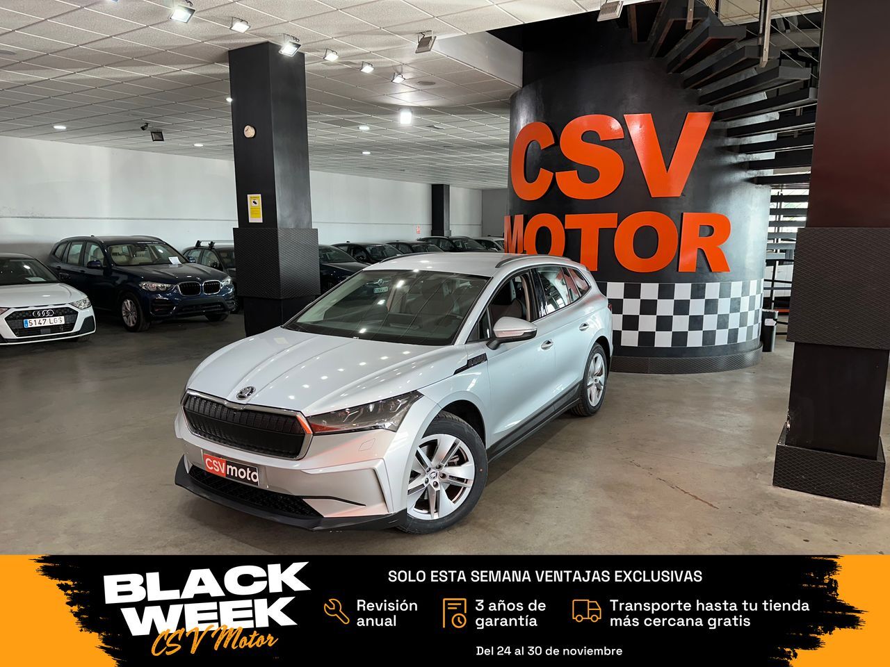 SKODA Enyaq (IV 60 132 kW (180 CV) 60 kWh (58 kwh net) en Madrid