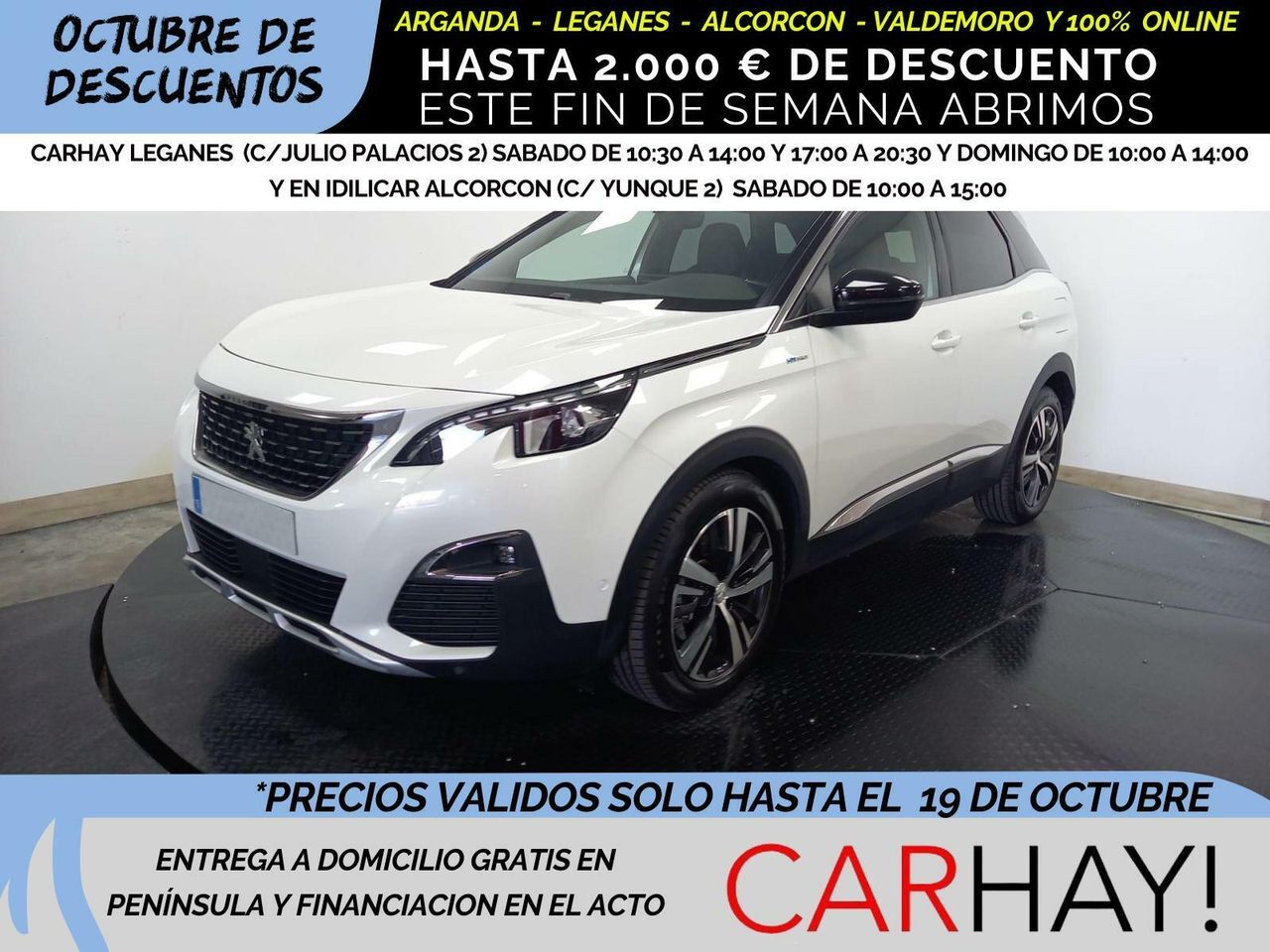 PEUGEOT 3008 (HYBRID 225 E-EAT8 GT LINE) en Madrid