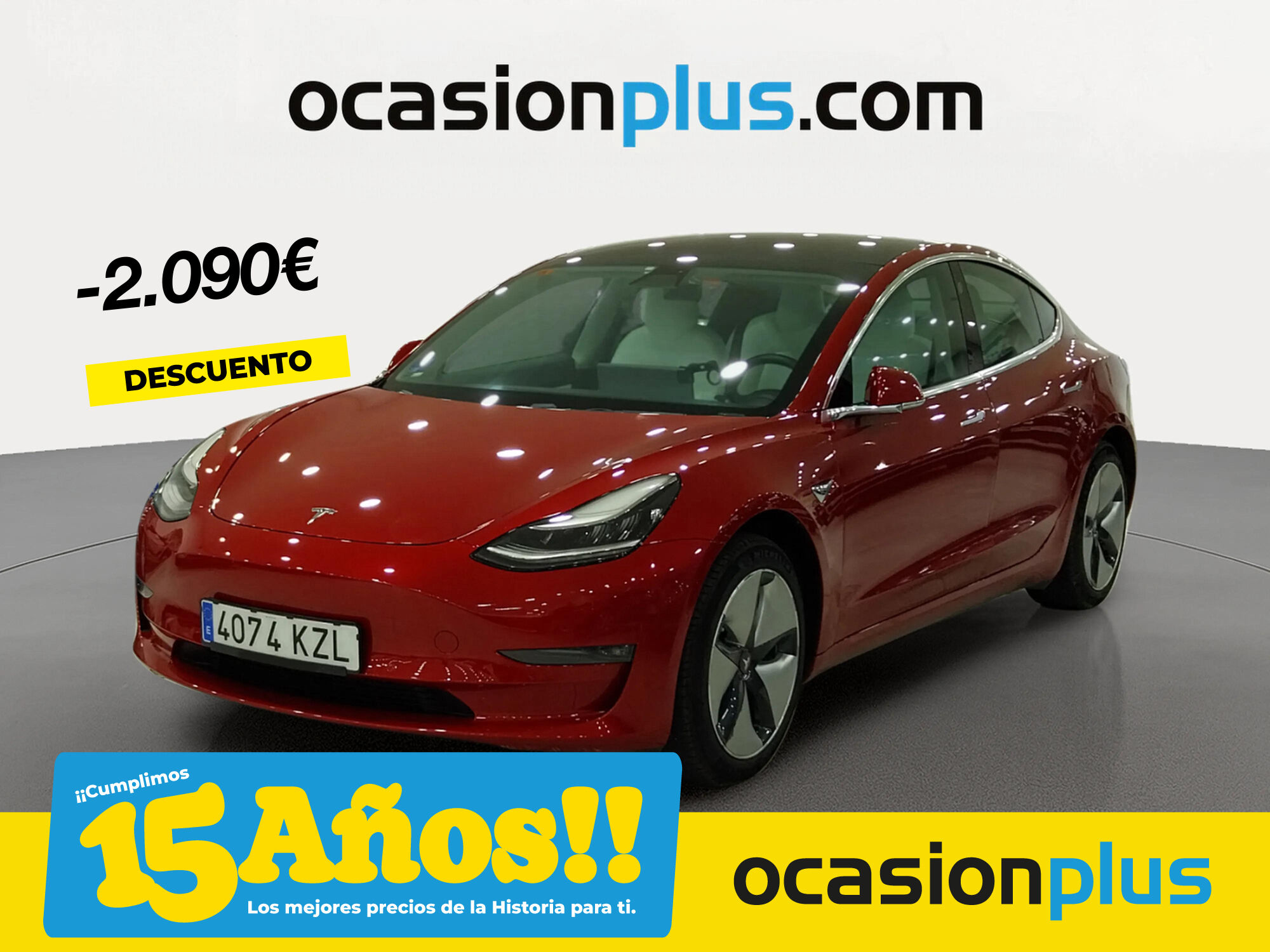 TESLA Model 3 (Estándar Plus RWD 225 kW (306 CV)) en Madrid