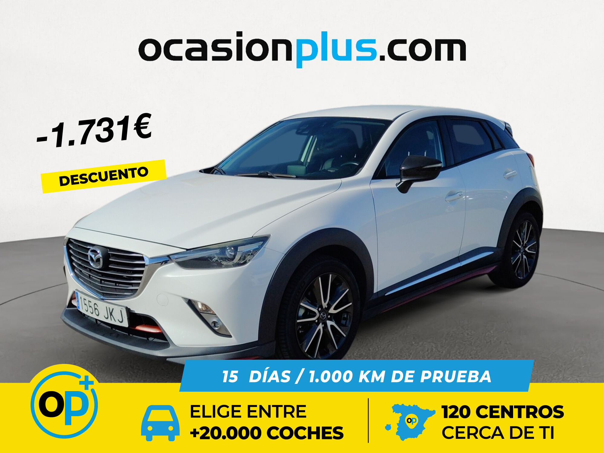 MAZDA CX-3 (1.5 DE SKYACTIV Luxury 2WD 77 kW (105 CV)) en Madrid