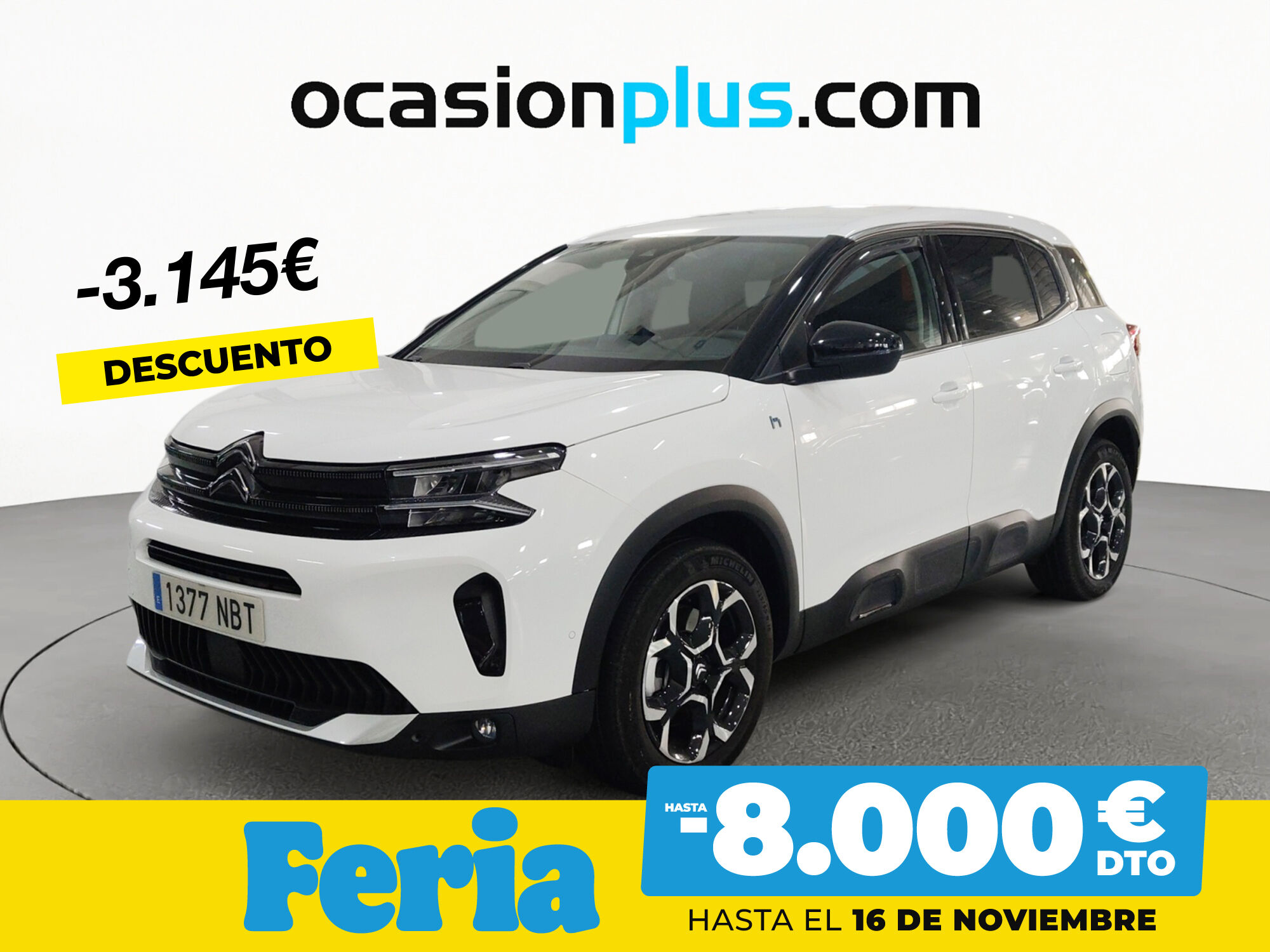 CITROEN C5 Aircross (Hybrid 180 Feel Pack e-EAT8 132 kW (180 CV)) en Madrid