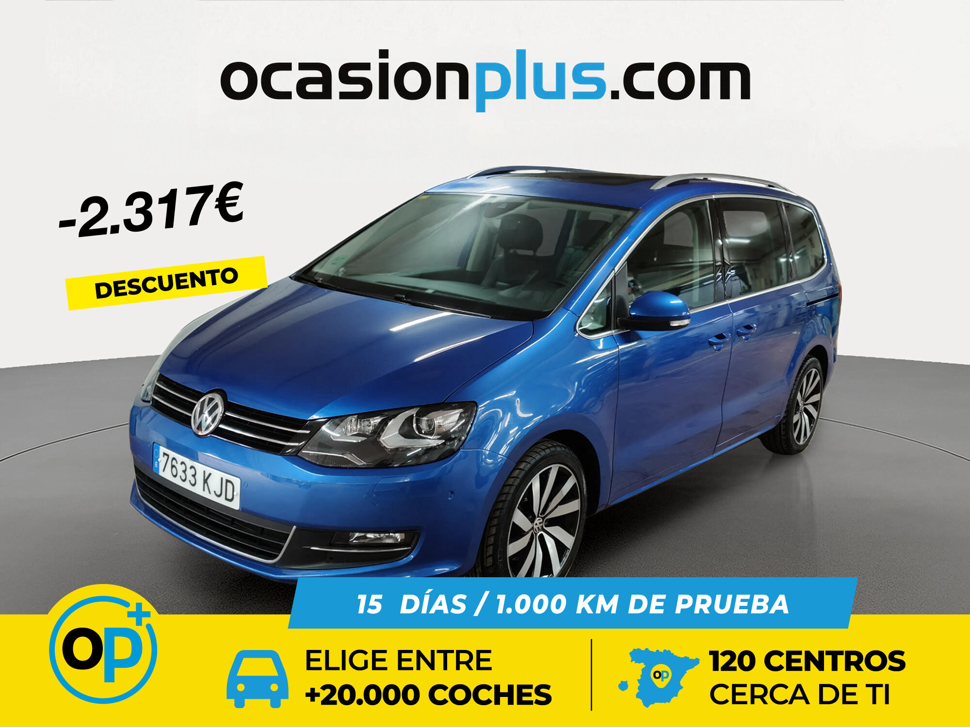 VOLKSWAGEN Sharan (Sport 2.0 TDI 135 kW (184 CV) DSG) en Madrid
