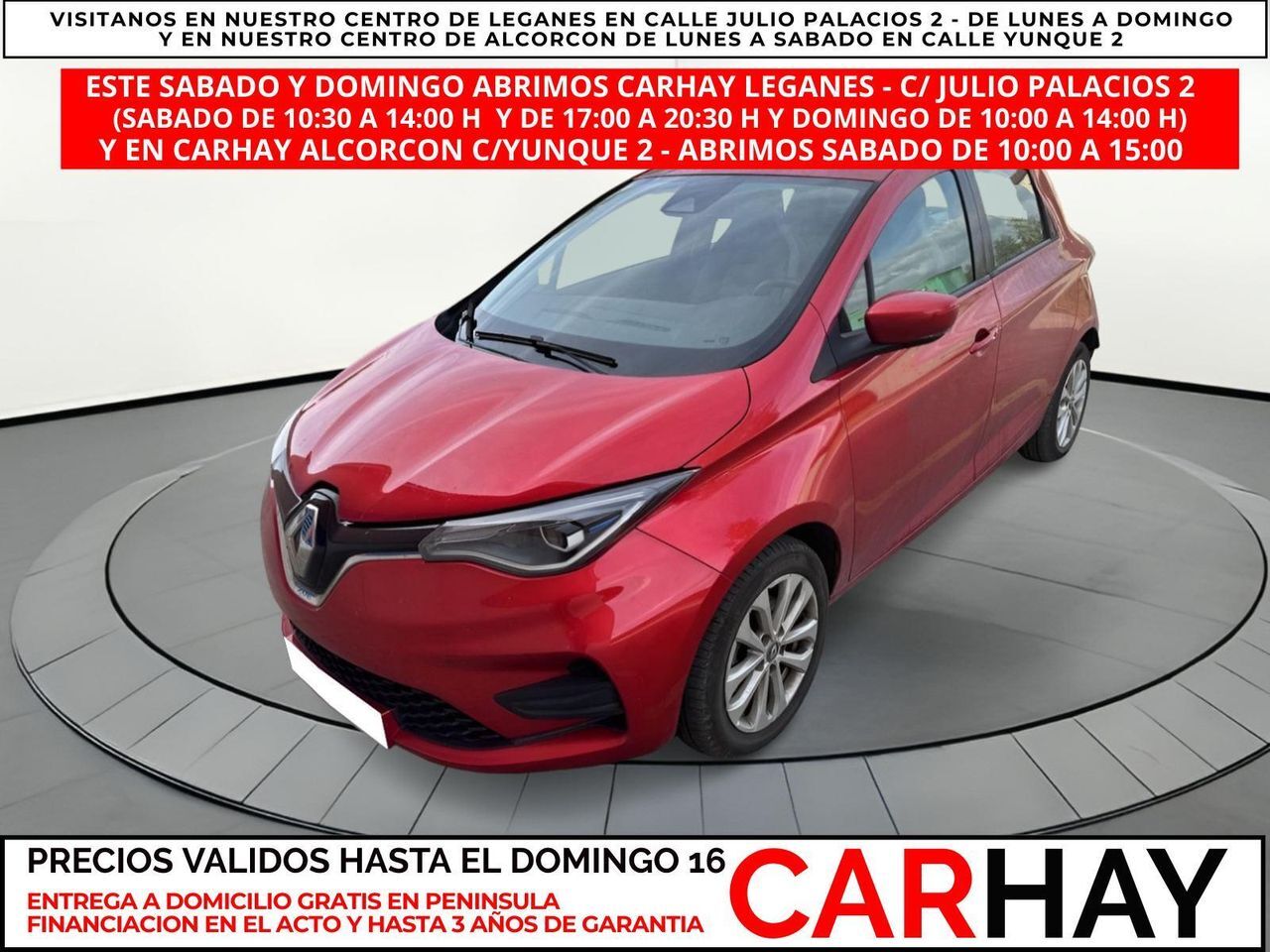RENAULT Zoe (INTENS 80 KW R110 BATERÍA 50KWH) en Madrid