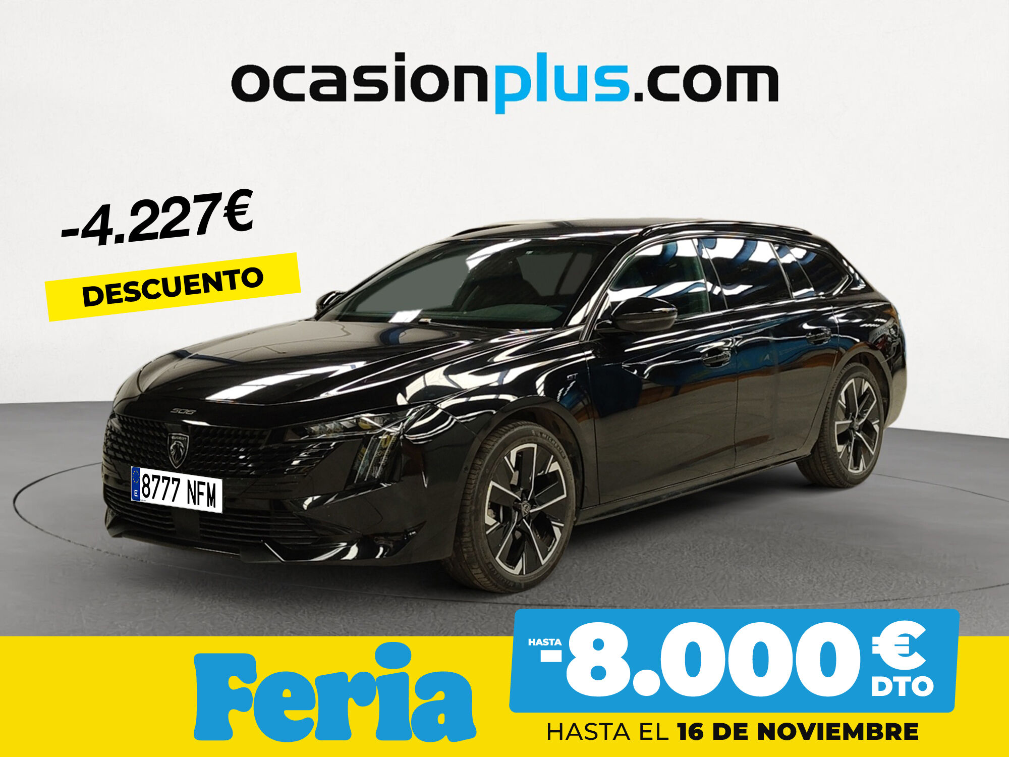 PEUGEOT 508 (BlueHDi 130 S&S GT EAT8 96 kW (130 CV)) en Madrid