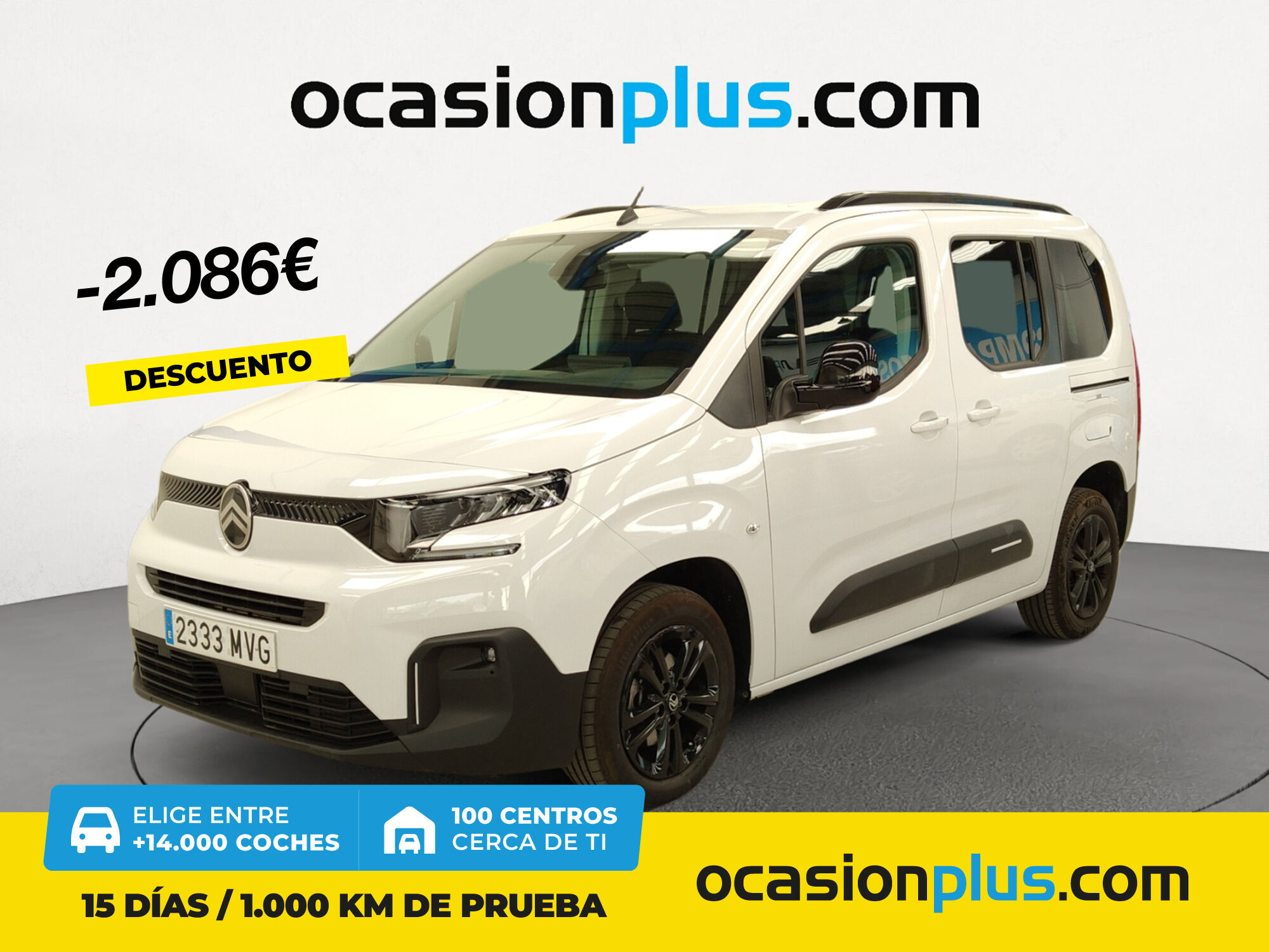 CITROEN Berlingo (BlueHDi 100 S&S Plus Talla M 75 kW (102 CV)) en Madrid