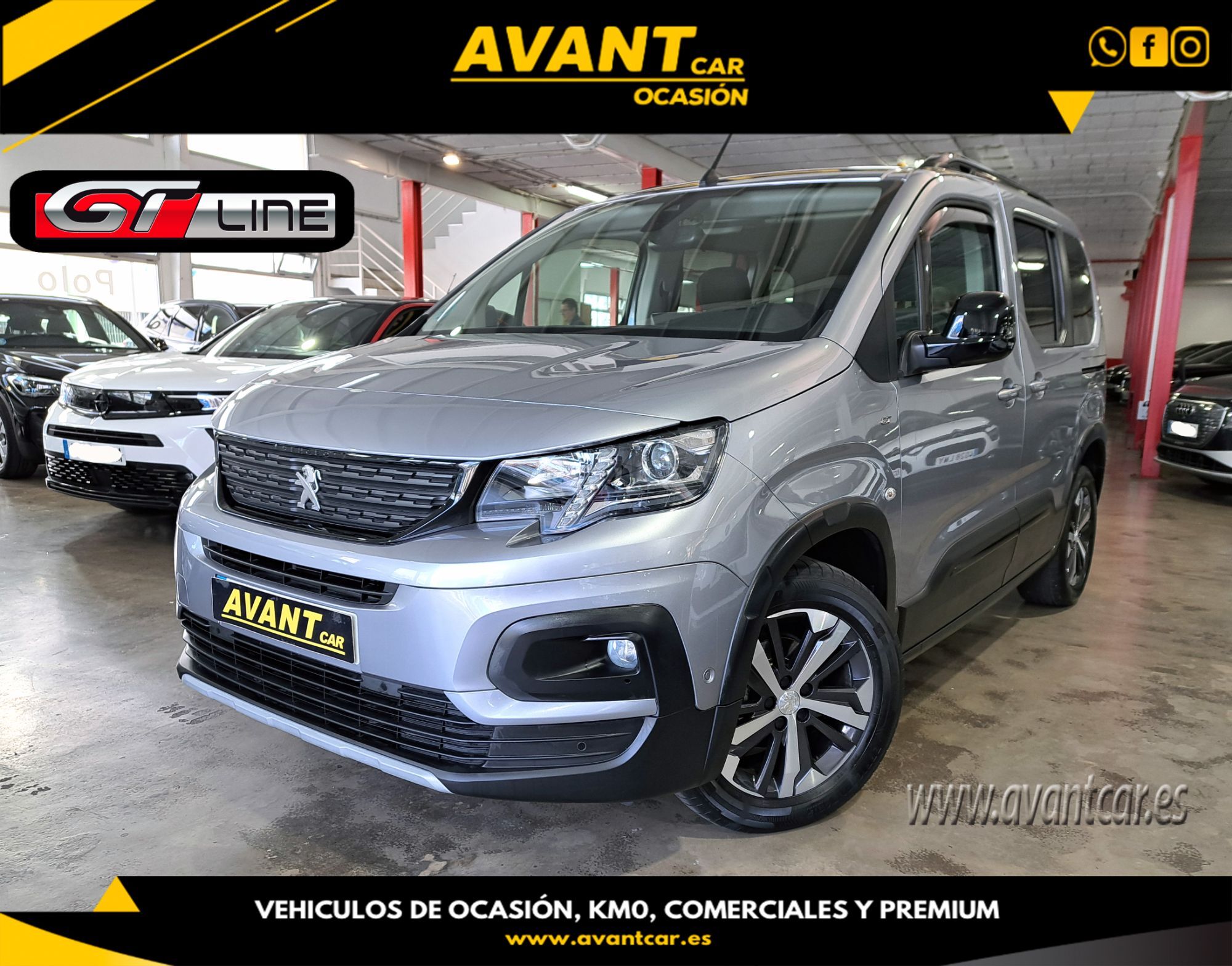 PEUGEOT Rifter (1.5BlueHDi S&S Standard GT 100) en Palmas, Las