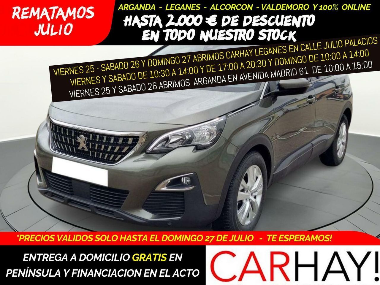 PEUGEOT 5008 SUV (1.5 BLUEHDI ACTIVE - 5 ASIENTOS) en Madrid