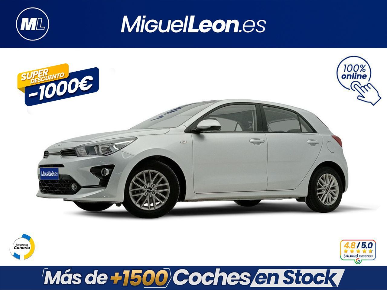 KIA Rio (1.0 100CV CONCEPT TGDI) en Palmas, Las