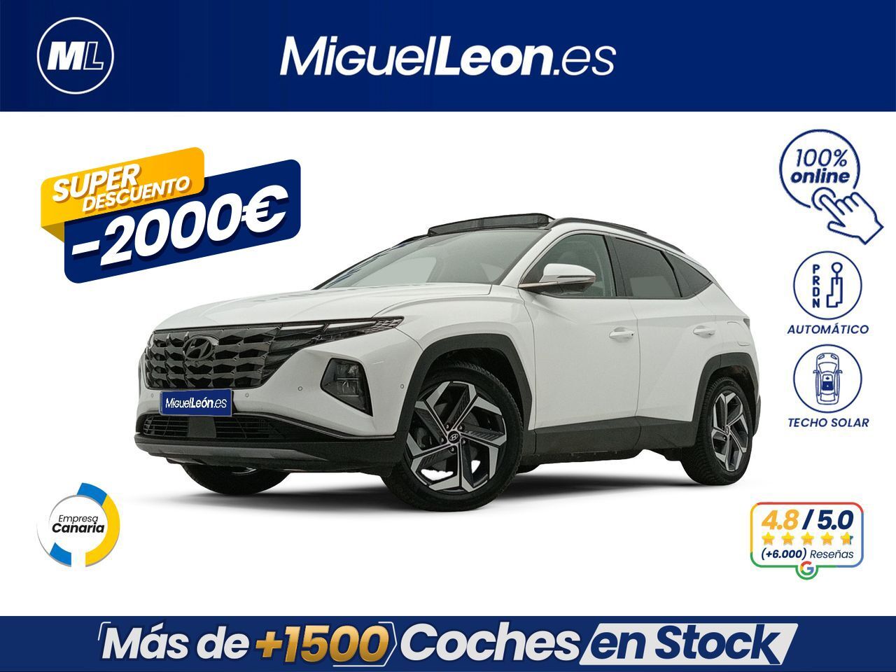 HYUNDAI Tucson (1.6 TGDI PHEV 195kW Style Auto 4x4) en Palmas, Las