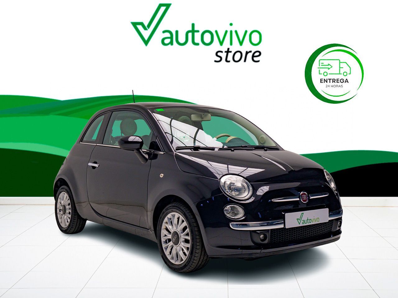 FIAT 500 (CABRIO LOUNGE 1.2 69 CV 2P) en Barcelona