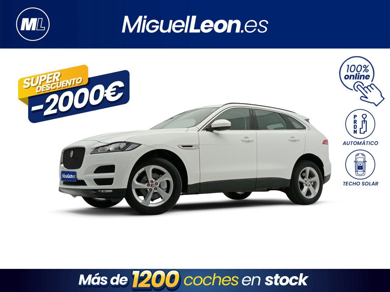 JAGUAR F-Pace (2.0L i4D 132kW Portfolio Auto) en Palmas, Las