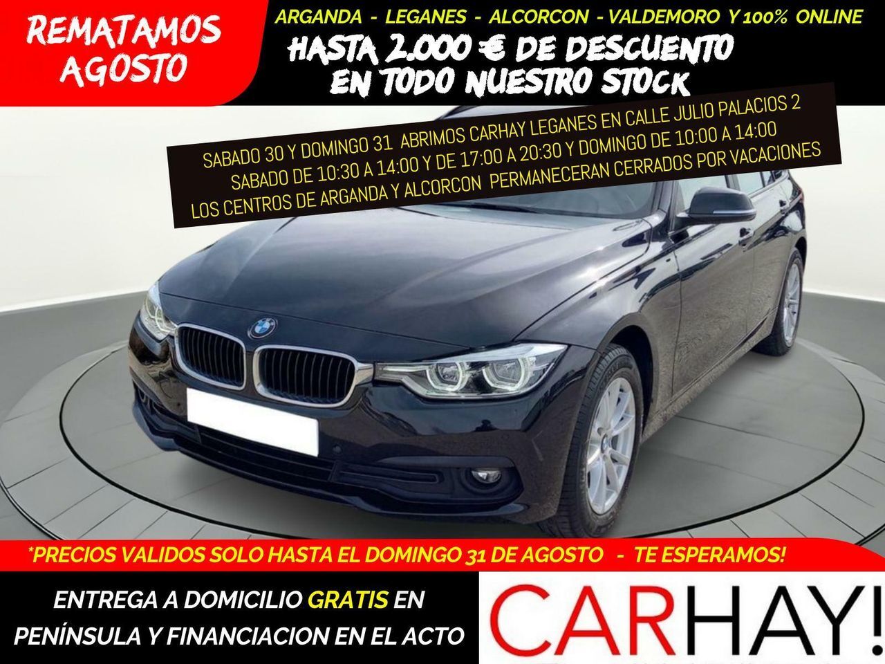 BMW Serie 3 (REEKS TOURING 318D (100 KW) 5D) en Madrid
