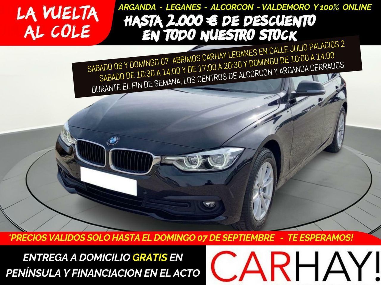 BMW Serie 3 (REEKS TOURING 318D (100 KW) 5D) en Madrid