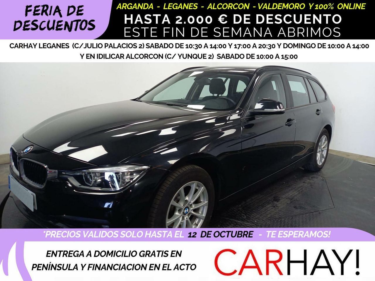 BMW Serie 3 (REEKS TOURING 318D (100 KW) 5D) en Madrid