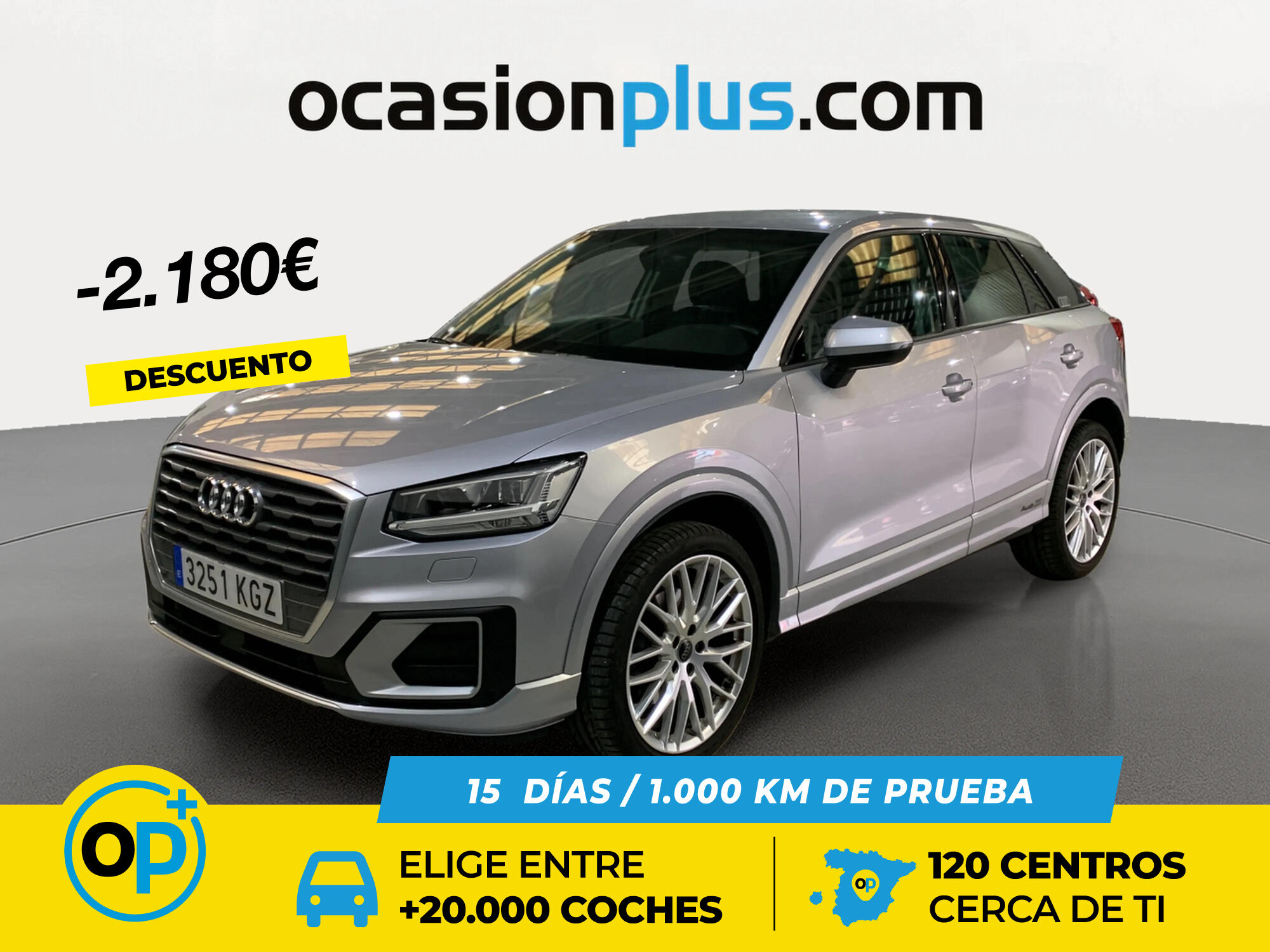 AUDI Q2 (sport edition 1.4 TFSI CoD 110 kW (150 CV) S tronic) en Madrid