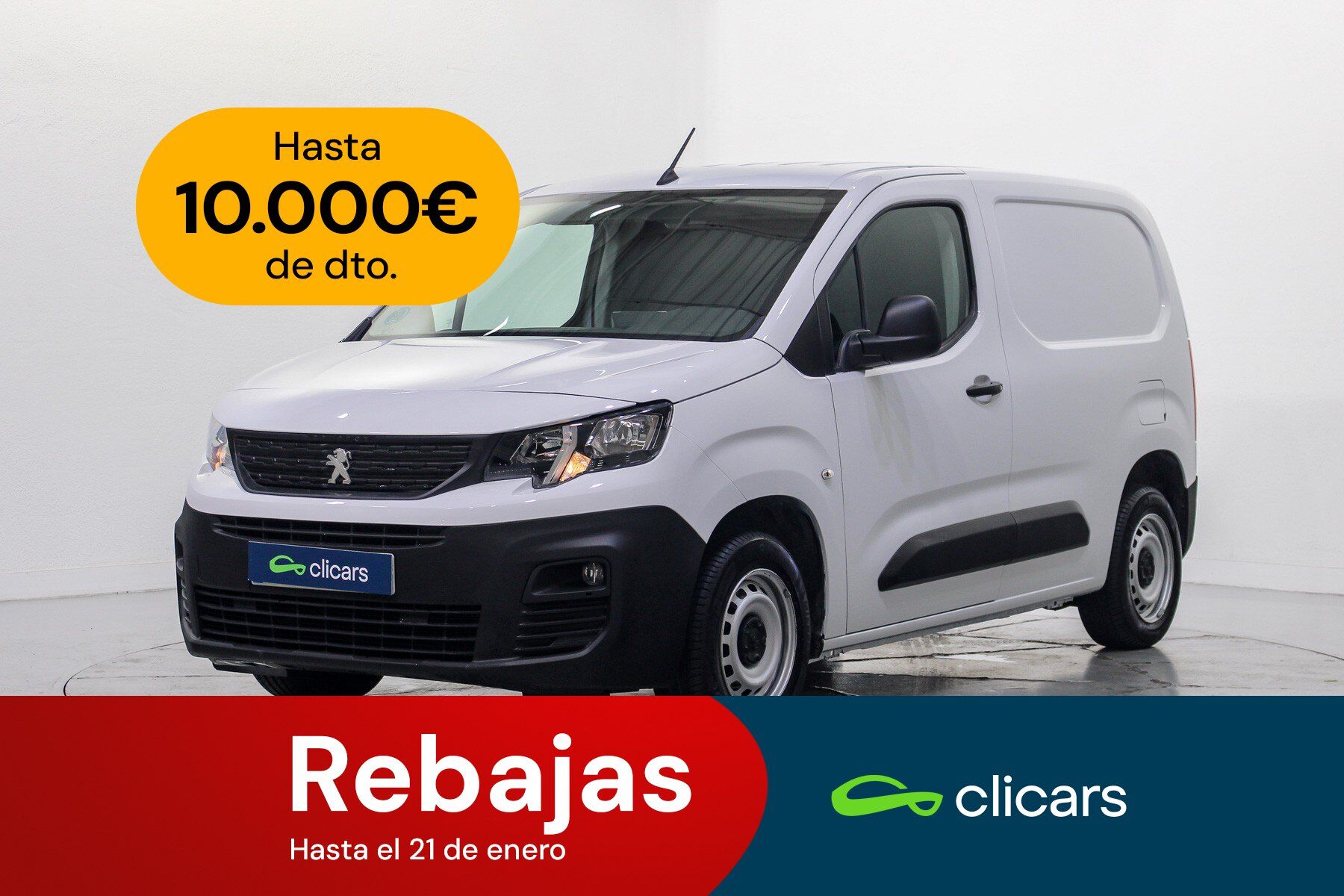 PEUGEOT Partner (Partner 1.5BlueHDI S&S Pro Standard 600kg 100) en Madrid